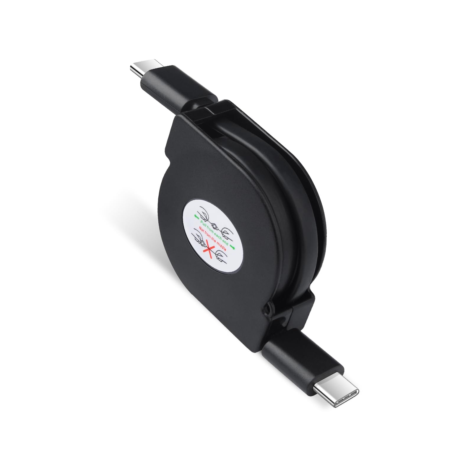 楽天VanVenusViviber USB C-USB C 急速充電ケーブル 巻取り式 iPhone 17 pro用のType-c コードリール 伸縮自由/PD60W対応 タイプCケーブル スマホ Androidデータ転送 ipad/Macbook/iPhone16/iPho