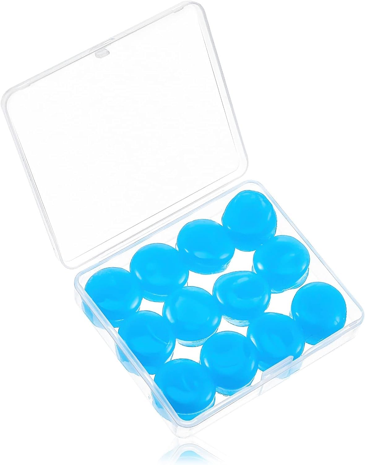 Hitchlike 耳栓 6ペア シリコン 防水耳栓 防音 水泳防水みみせん 睡眠用 騒音防止 水洗い可能 再使用可..