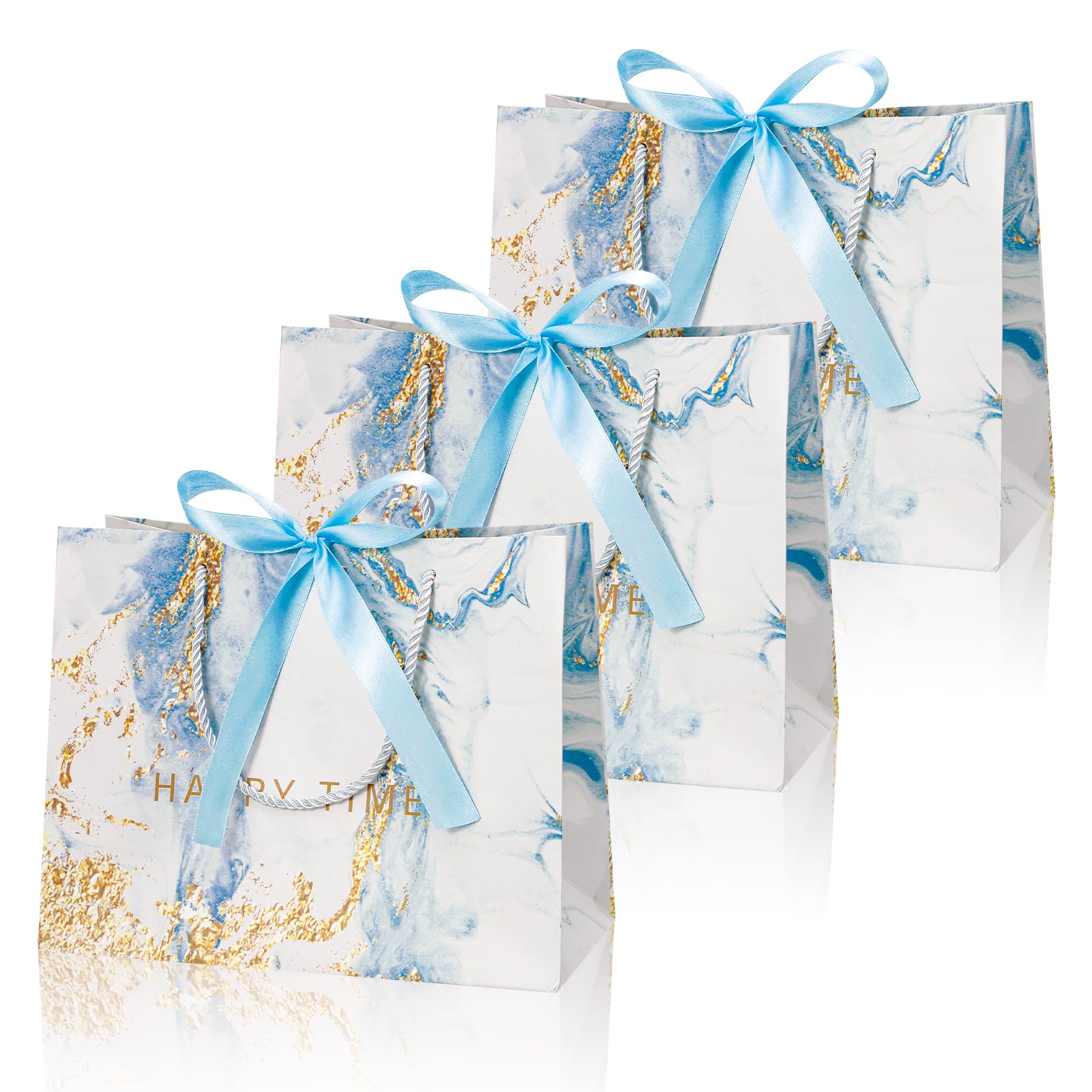 Hitchlike ラッピング袋 紙袋 手提げ プレゼント用 ギフトバッグ M 可愛い プレゼント用の袋 ギフト バッグ 手提げバッグ 紙袋 引き出物袋 クリス...