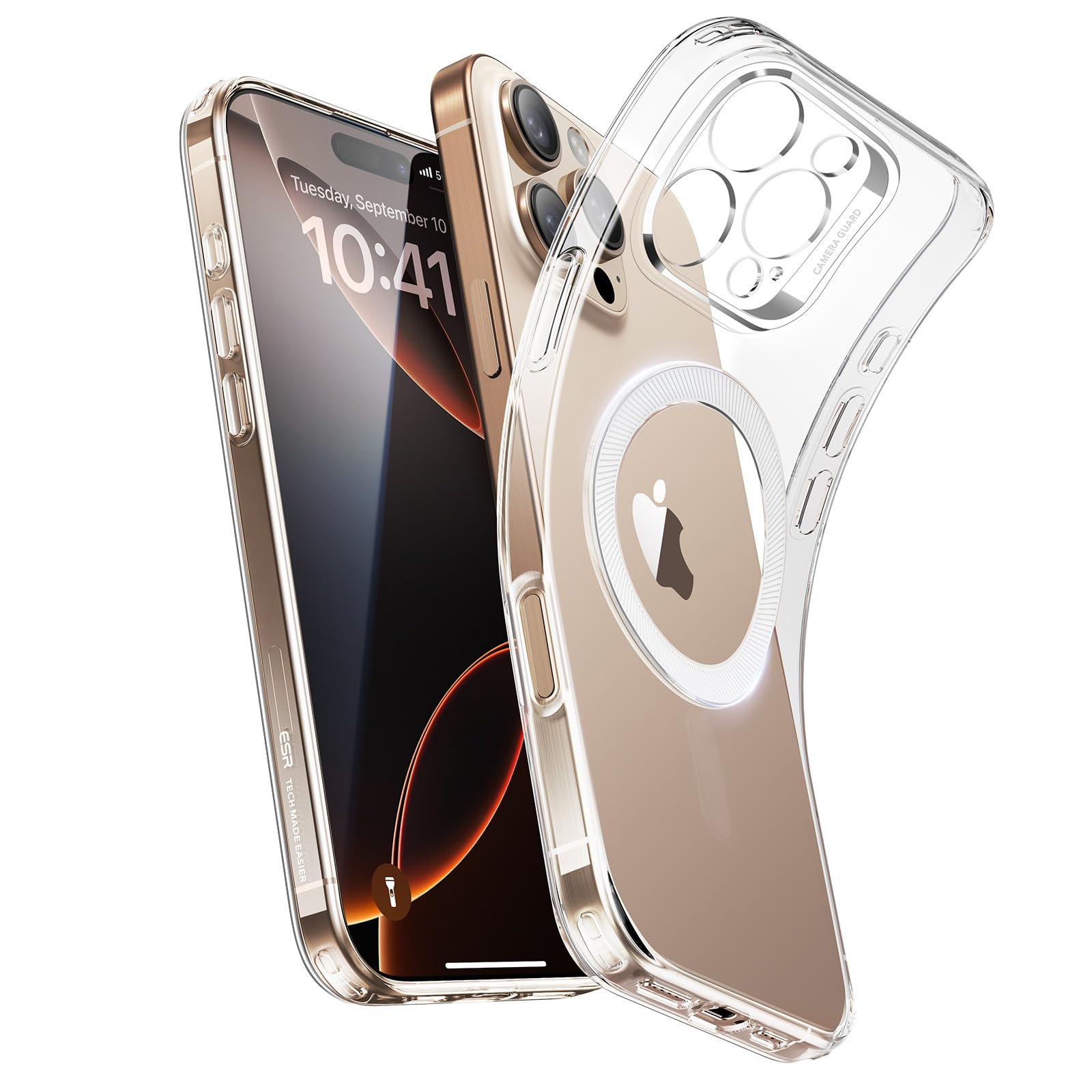 樂天商城 - 【究極薄型・軽量】ESR iPhone 16 Pro Max ケース MagSafe対応 0.7mmカメラガード保護 iphone16promaxスマホケース 米軍MIL規格 耐衝撃 黄ばみ防止 ソフトTPU素材 強化コーナー保護 いphone16prom