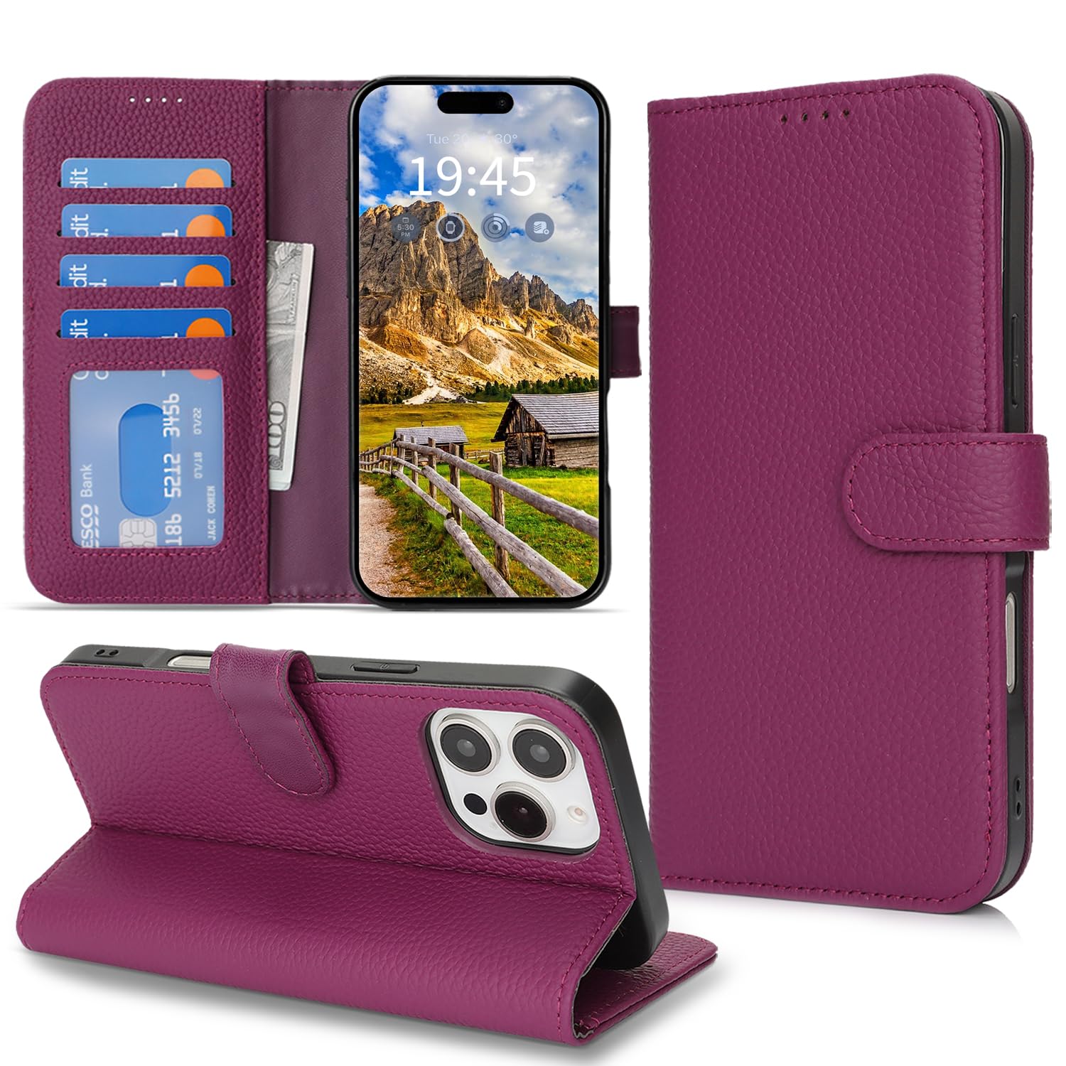 樂天商城 - DEYHU 対応 iPhone 16 Pro Max ケース 手帳型 カード収納 スタンド機能 アイフォン16プロマックス ケース 本革 大容量 耐衝撃 iPhone16ProMax ケース 手帳型 iPhone 16 Pro Max レザー カバー ロー