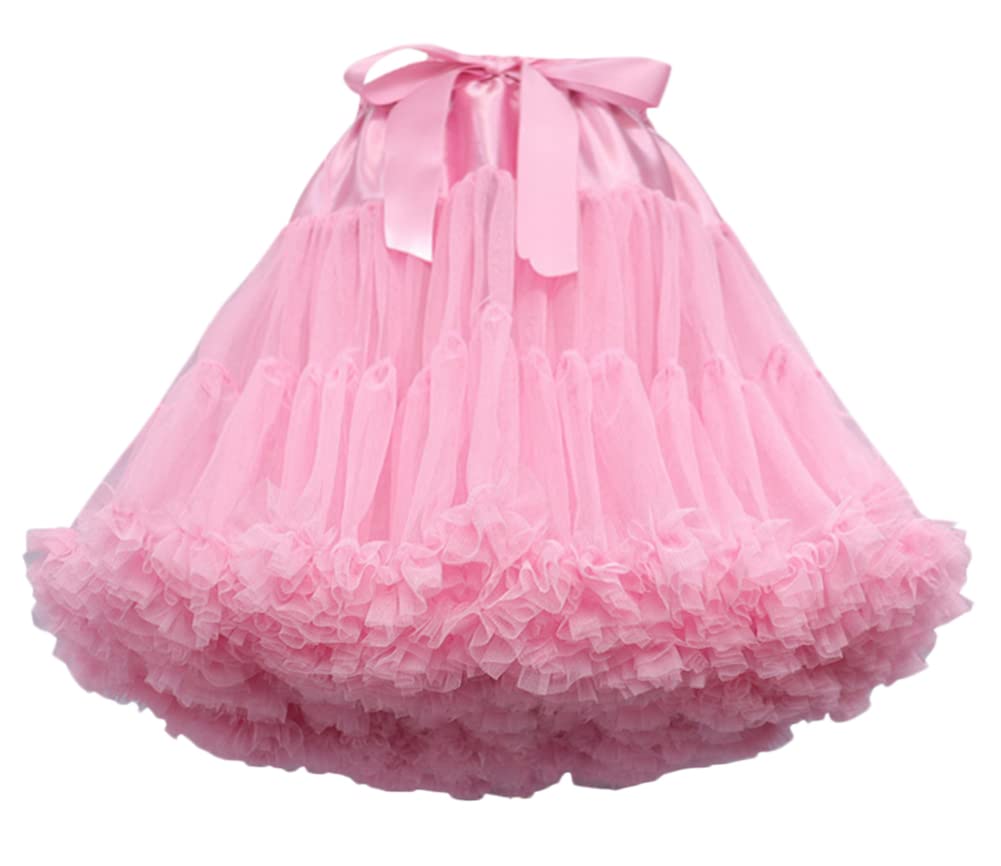 [Euyqs] レディース パニエ ロリータ チュチュスカート ワイヤーない ショート チュール ペチコート ふ..