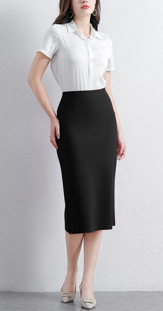 [Euyqs] �ڥ󥷥륹������ ���ե��� ������ OL �������ȥ��� (JP, ����ե��٥å�, 2XL, ̵�ϥ֥�å�)