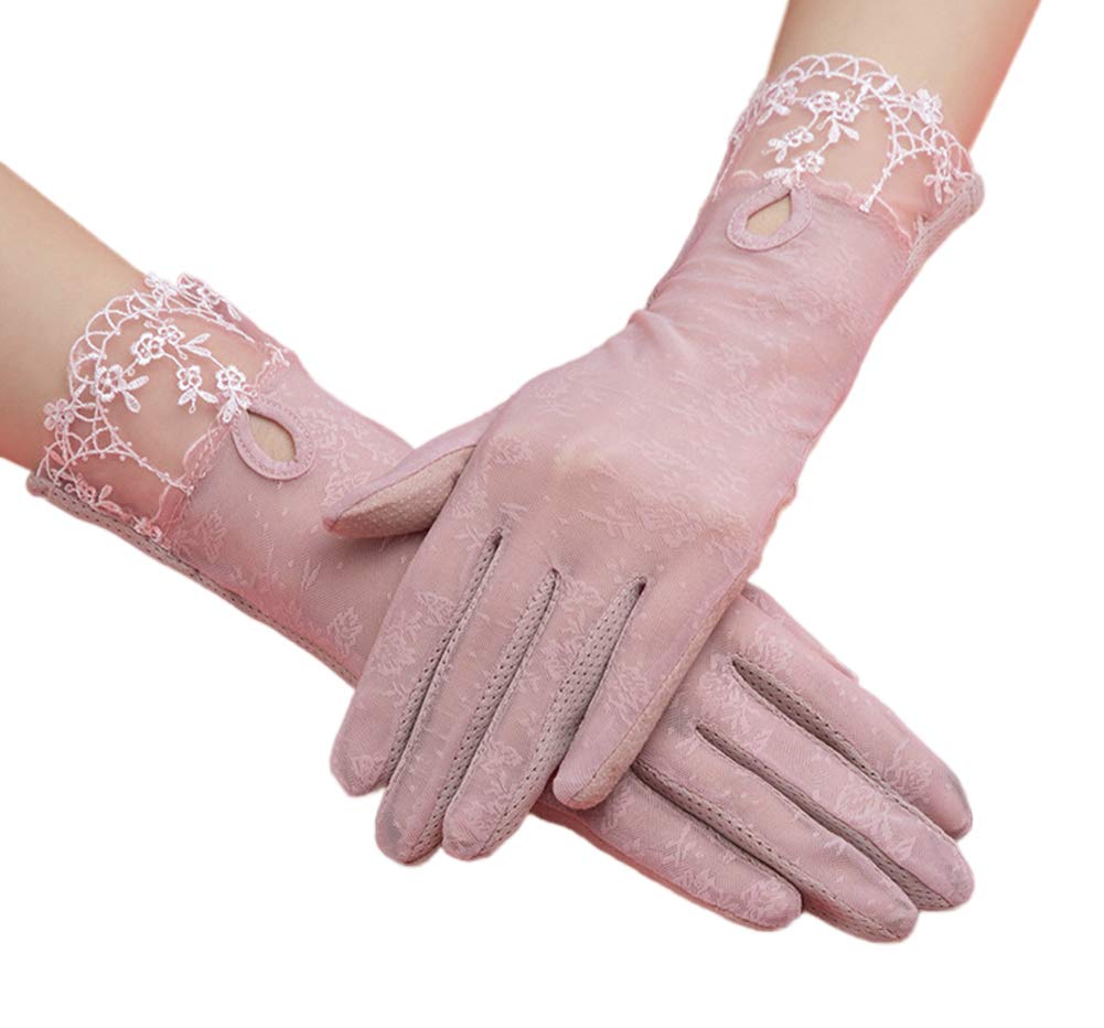 [Euyqs] レディース 手袋 uvカット おしゃれ 自転車 運転 滑止め付 日焼け対策 薄手袋夏 (#3 パープル)