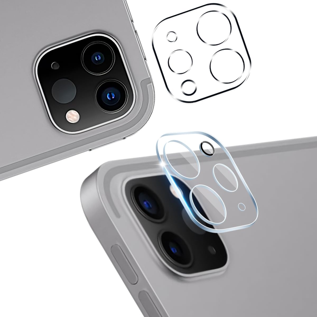 ��wnunbg 2�祻�åȡ� �б� iPad Pro 11�����(2022/2021/2020/2018��ǥ� ��4/3/2/1������) �����ե���� 2�� �����ܰ��˻��Ǻ���� ����9H �����ɻ� �� �б� iPadAir 5 ��5���� / iPad