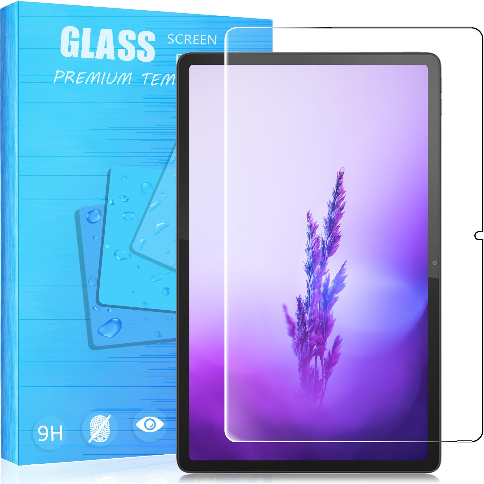 樂天商城 - For Lenovo Tab P11 (2nd Gen)（ZABF0413JP）11.5インチ 適用の ガラスフィルム 強化ガラスフィルム 耐指紋 撥油性 表面硬度9H ラウンド加工処理 飛散防止処理 高透過率 光沢表面仕様 画面保護 指紋防止 保護シート
