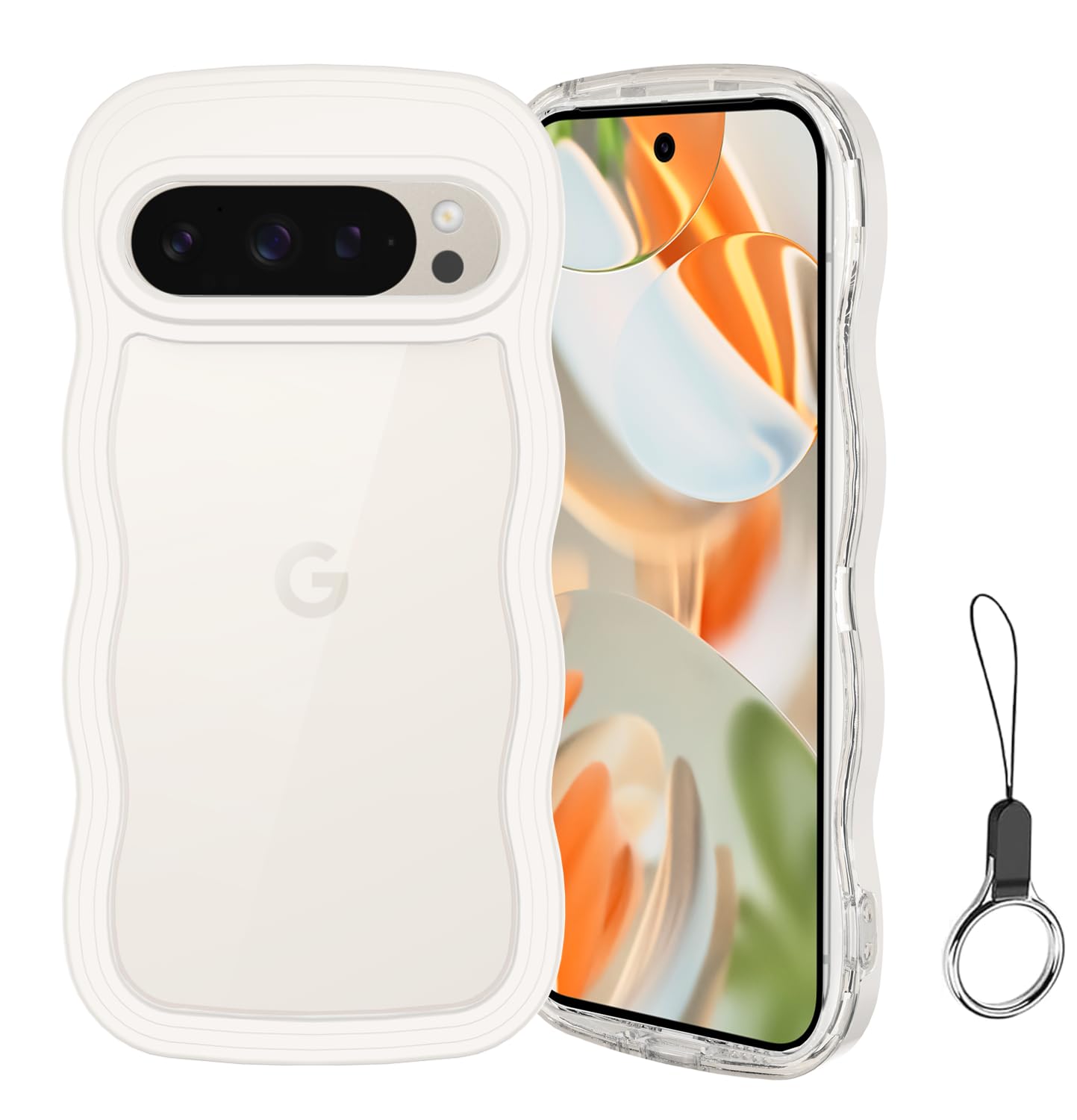 Rakuten - Google Pixel 10/10 Pro/9/9 Pro ケース クリア ウェーブ ピクセル10 TPU波状フレーム うねうね グーグル ピクセル10 Pro 滑り止め スマホケースウェーブ デザイン 手にフィット 韓国 可愛い 女性用 女子向け 人気