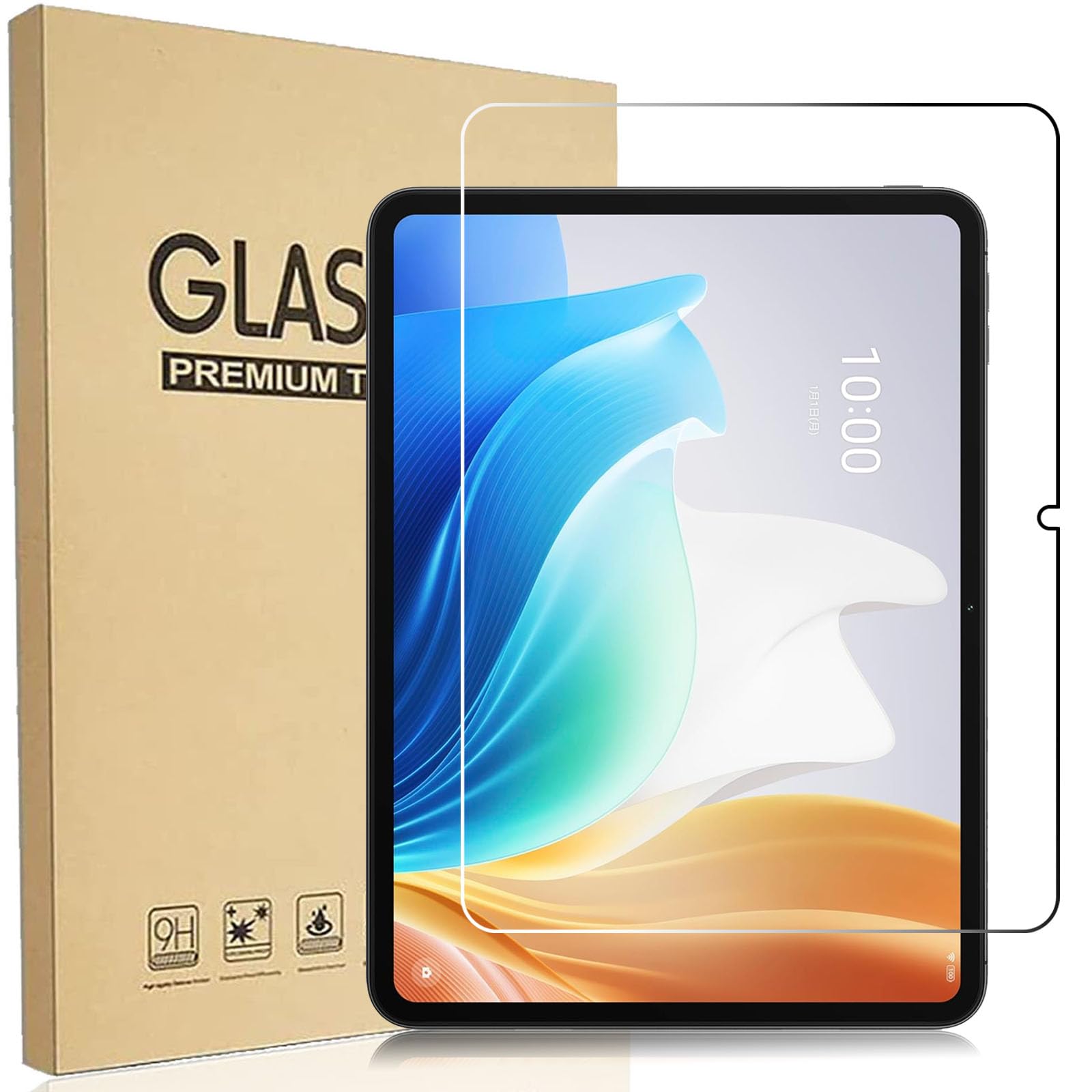 樂天商城 - FOR OPPO Pad Neo 11.4 インチ 用のガラスフィルム 強化ガラスフィルム 耐指紋 撥油性 表面硬度9H ラウンド加工処理 飛散防止処理 光沢表面仕様 画面保護 指紋防止 保護シート FOR OPPO Pad Neo 11.4 インチ用のタ