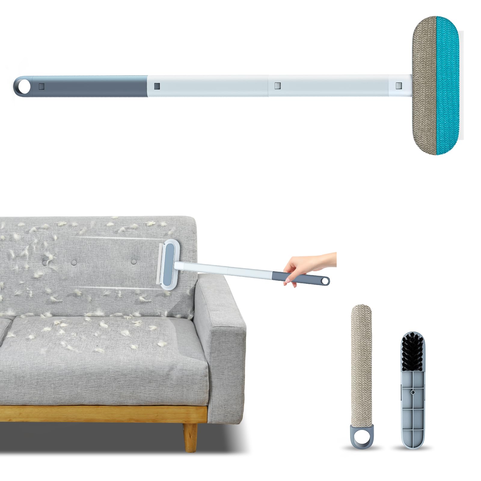 【2025年長め版】猫 毛取り クリーナー 長さ60cm Pawaboo 猫の毛取り 猫毛取りブラシ 抜け毛 ワイパー ..