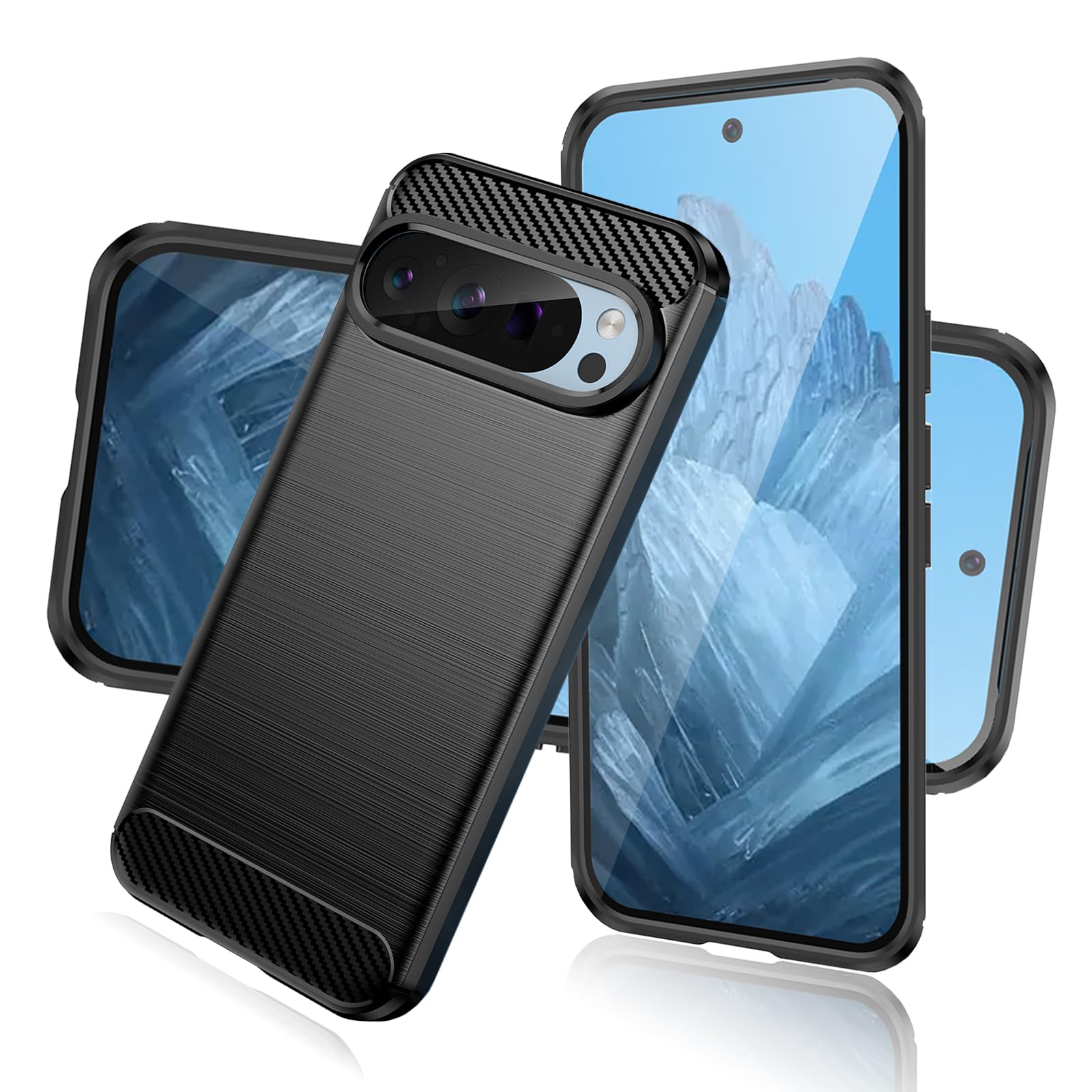 FOR Google Pixel 9 / 9 Pro 対応 ケース Google Pixel 9 / 9 Pro 対応カバー TPU 耐衝撃耐傷カバー 衝撃吸収 薄型 耐衝撃 すり傷防止 指紋防止 ワイヤレス充電対応 Google Pixel 9 / 9