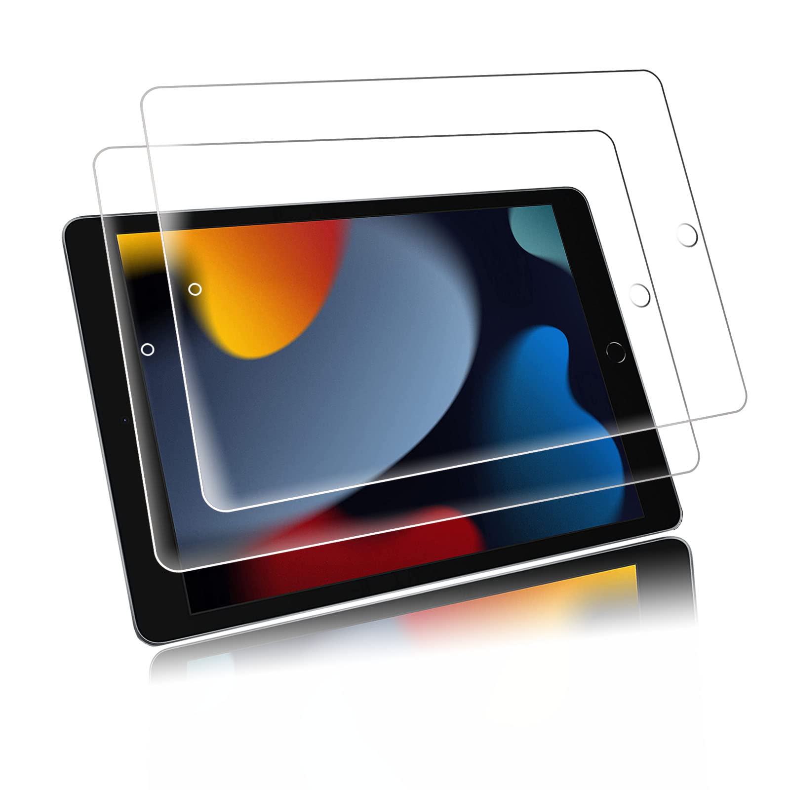 Rakuten - 【二枚入り】FOR iPad 10.2インチ 第9世代 2021 用 ガラスフィルム/日本旭硝子製/硬度 9H for iPad 10.2インチ 第9世代 2021年秋モデル 用 強化ガラス フィルム 指紋防止/自動吸着/撥水撥油/飛散防止/気泡ゼロ PC