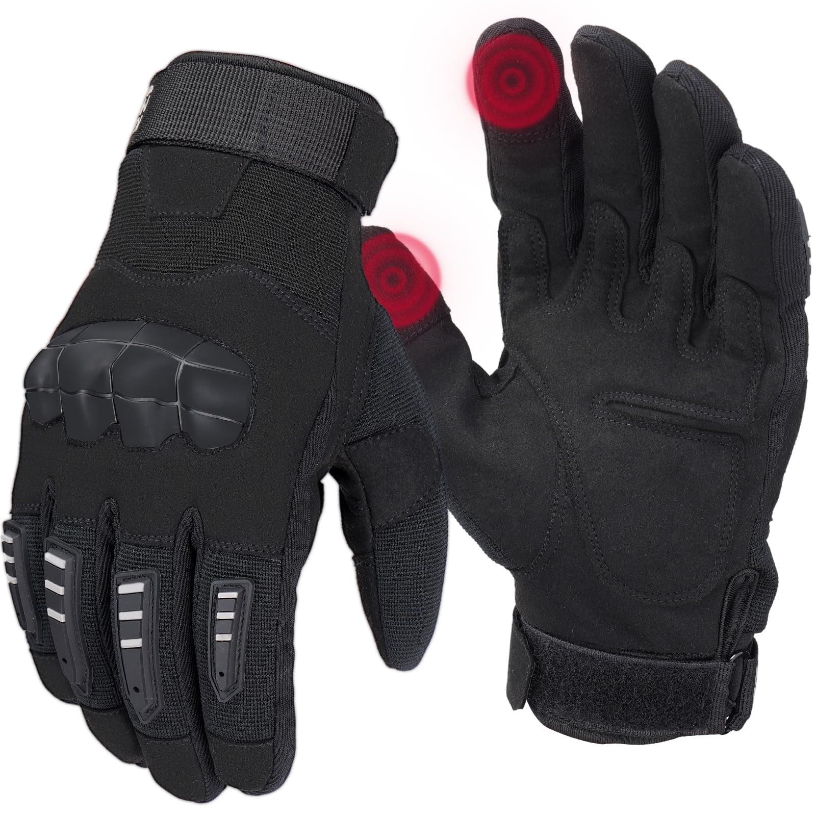 樂天商城 - KEMIMOTO バイクグローブ タクティカルグローブ サバゲーグローブ 耐衝撃 スマホ対応 バイク グローブ 春夏秋 作業 アウトドア バイク 登山 フィッシング サイクリンググローブ クライミング ロードバイク ブラック XL 6801