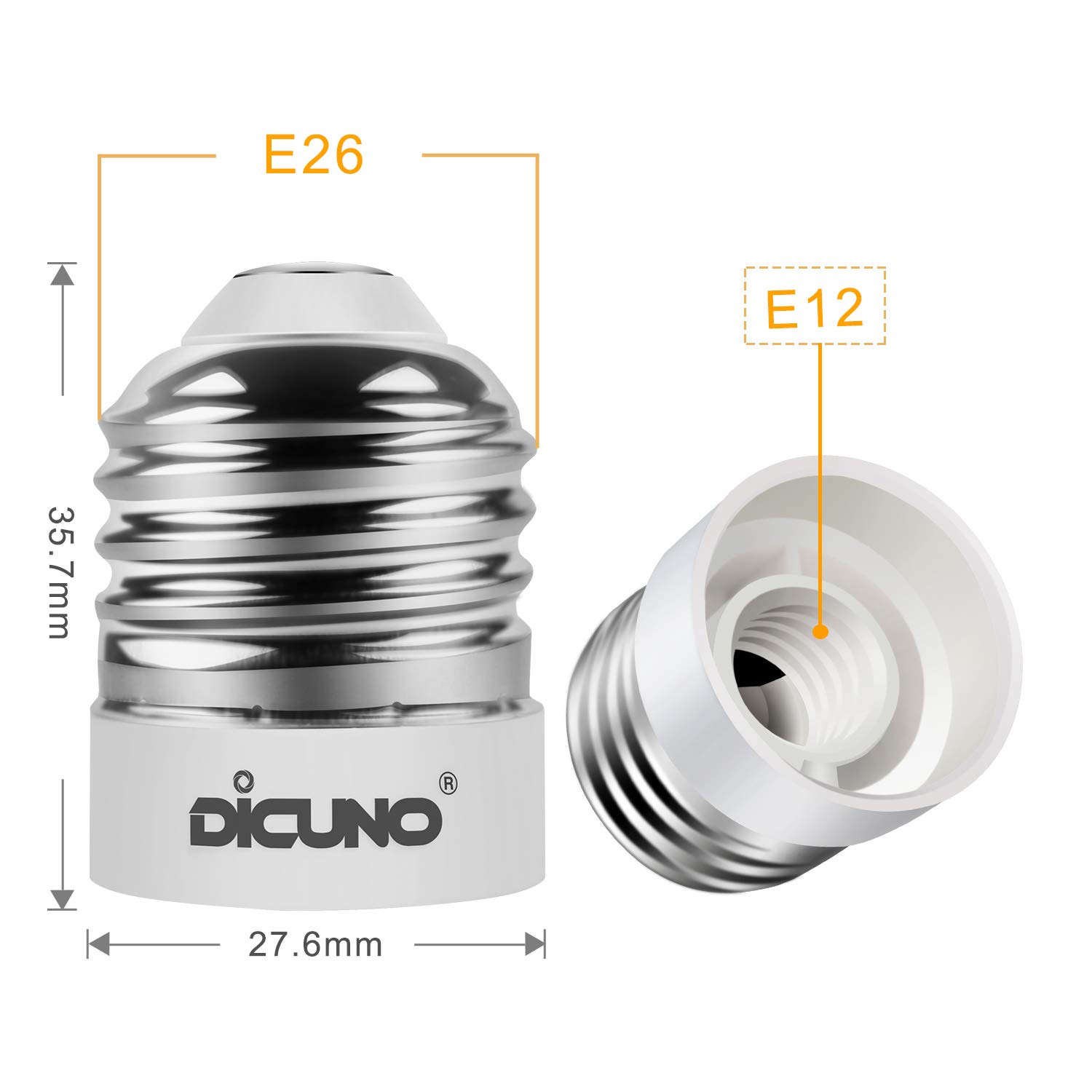 DiCUNO E26→E12 口金変換アダプタ...の紹介画像2