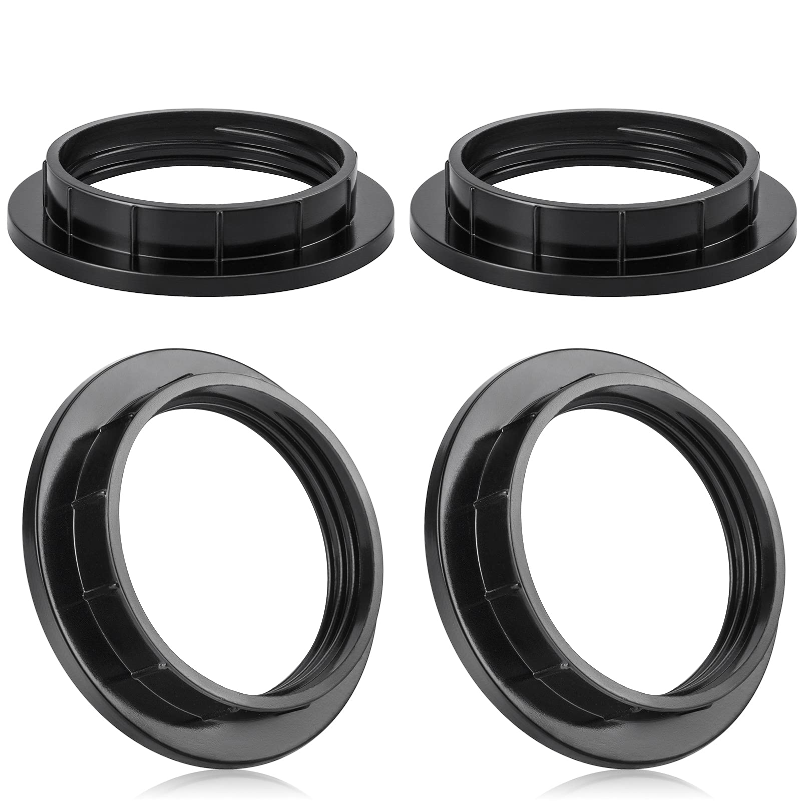 DiCUNO E26 ソケットリング シェード固定用 DIY ランプシェード カラーリング ねじ込み式 照明器具取り..