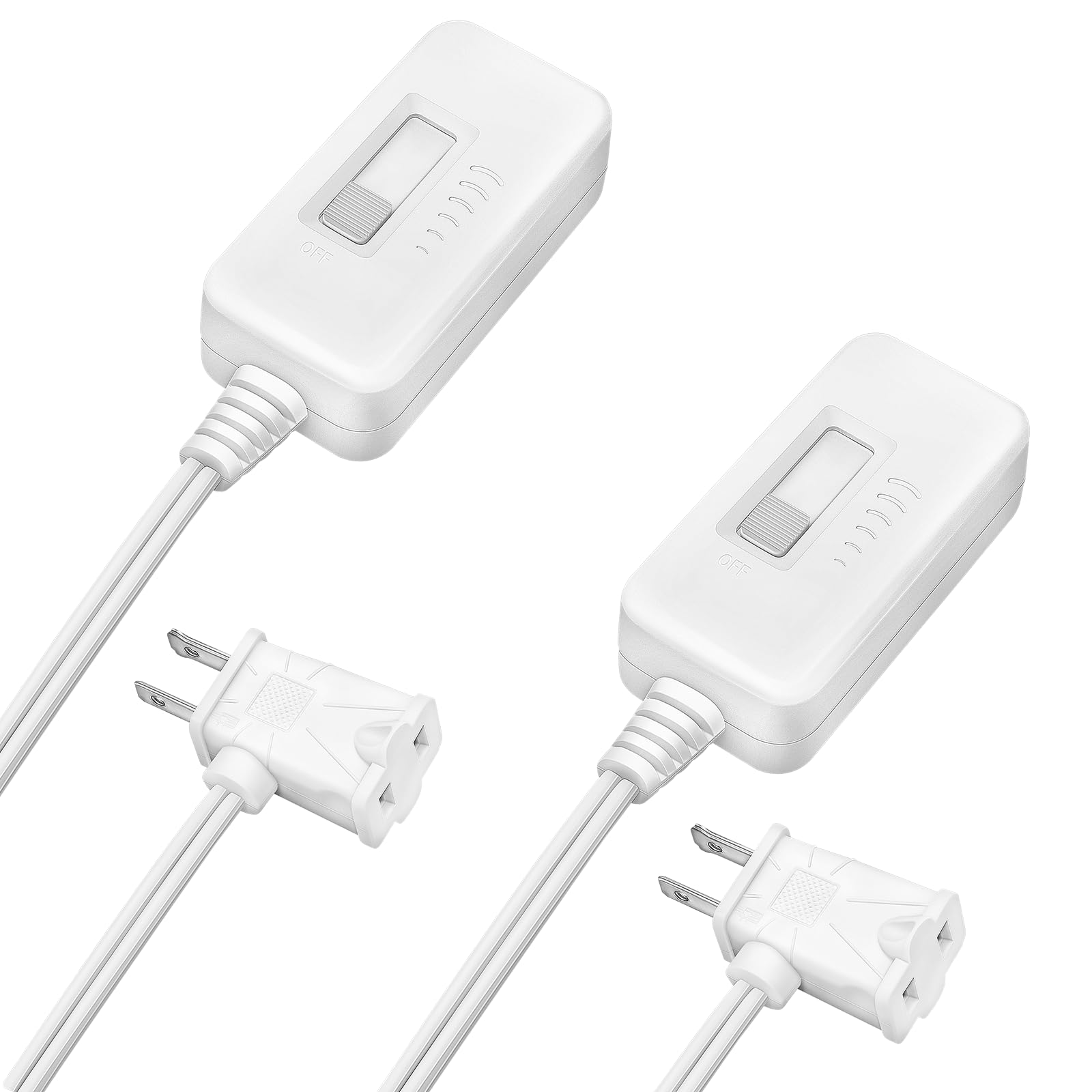 DiCUNO 調光スイッチ コンセント用 光量調節 パワーコントローラー 調光電球に対応 使用範囲200W以下 A..