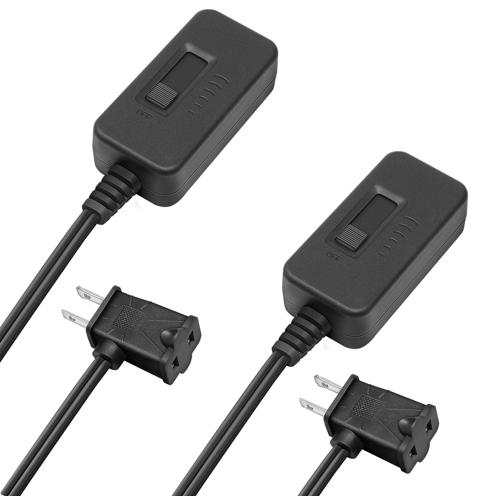 DiCUNO 調光スイッチ コンセント用 光量調節 パワーコントローラー 調光電球に対応 使用範囲200W以下 A..