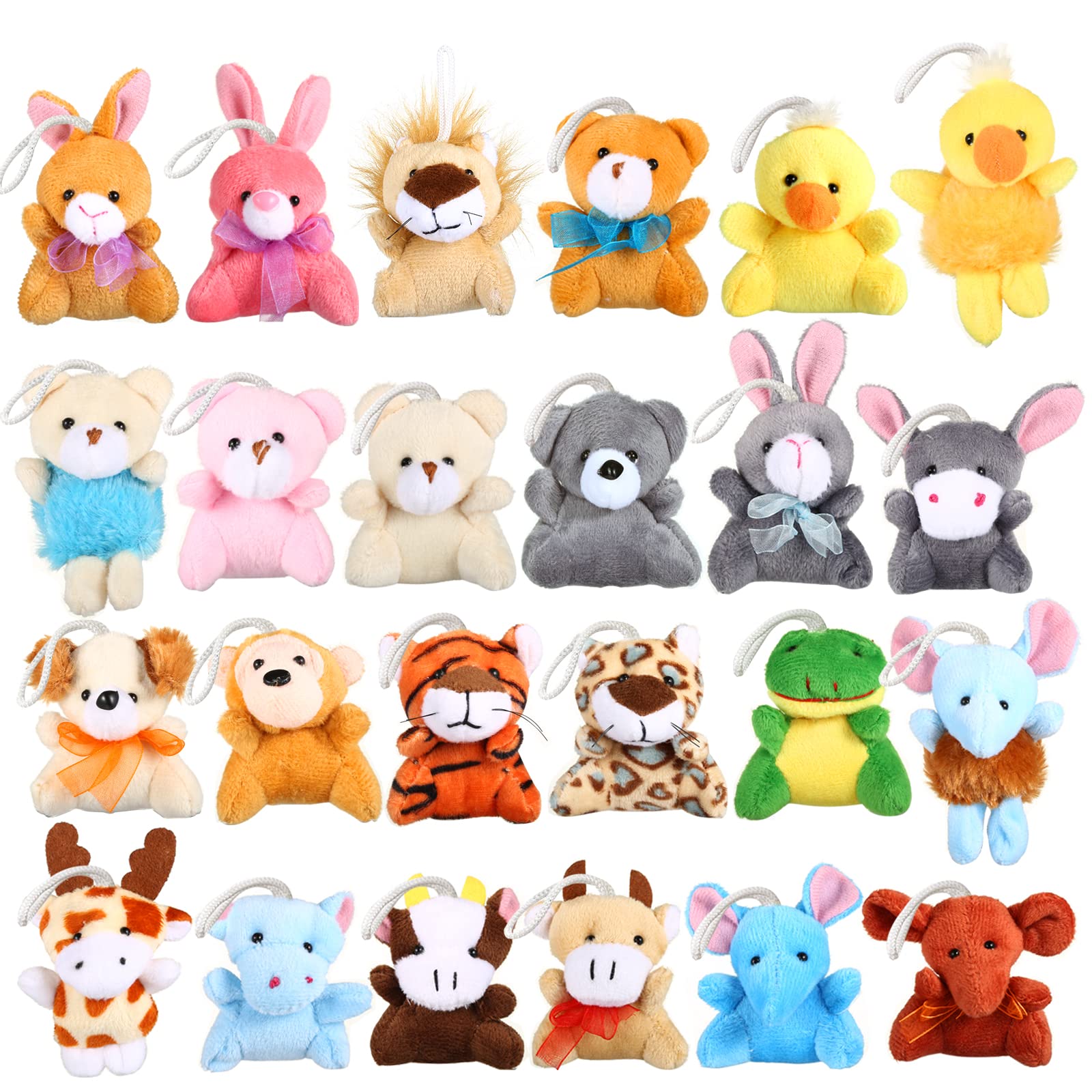 LIHAO アドベントカレンダー 2025 ぬいぐるみ ストラップ キーホルダー 女の子 おもちゃ 動物 クリスマスプレゼント 子供 カウントダウン カレンダー クリスマス 飾り 飾り付け 装飾 オーナメント ツリー飾り 2