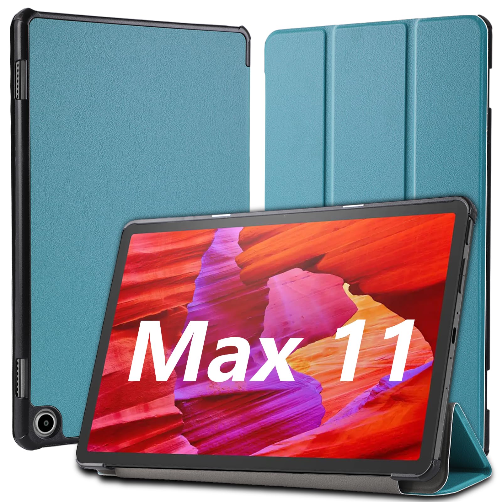 樂天商城 - Hianjoo Fire Max 11 対応 ケース (2023年発売 第13世代用) タブレットケース Fire Max 11 対応 カバー 11インチ スタンド機能付き オートスリープ機能 全面保護ケース 耐衝撃 擦り傷防止 - グリーン