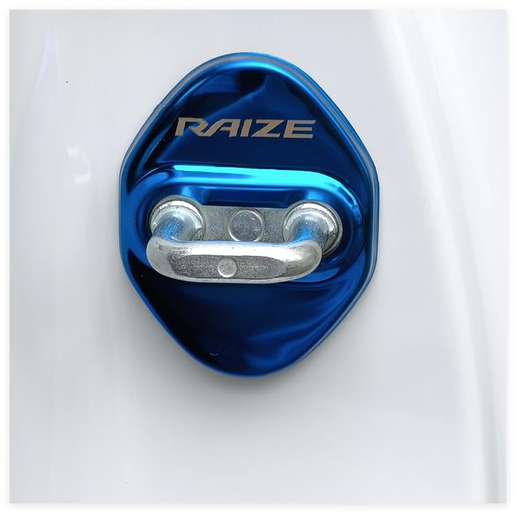 MEKOMEKO トヨタ ライズ ストライカー カバー ドアロック カバー メッキ アクセサリー 内装 パーツ 鏡..