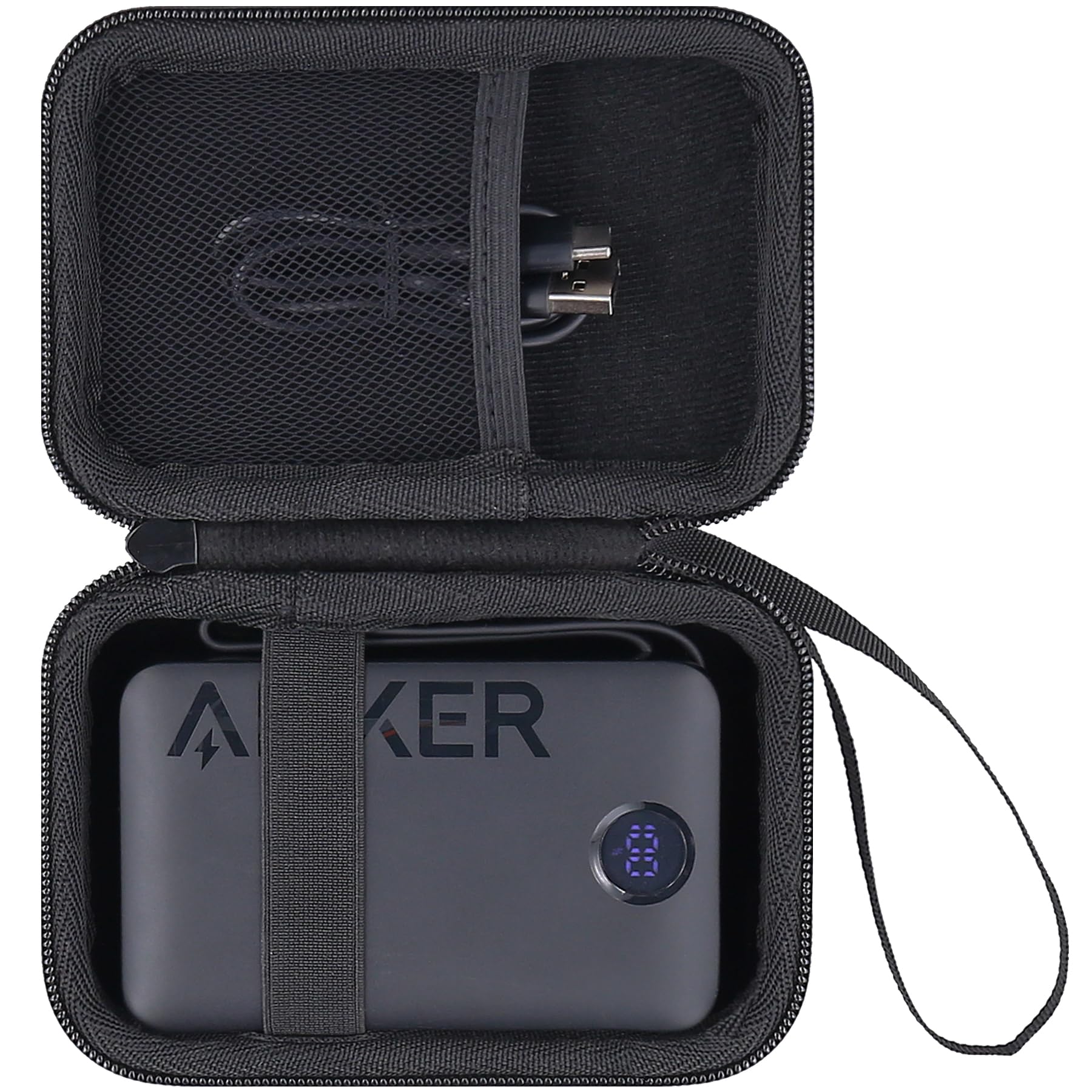 �� �������Τߤ������Anker Power Bank (20000mAh, 22.5W, Built-In USB-C �����֥�) Anker A1647��Х���Хåƥ꡼��Ǽ���������֥�å�-Khanka