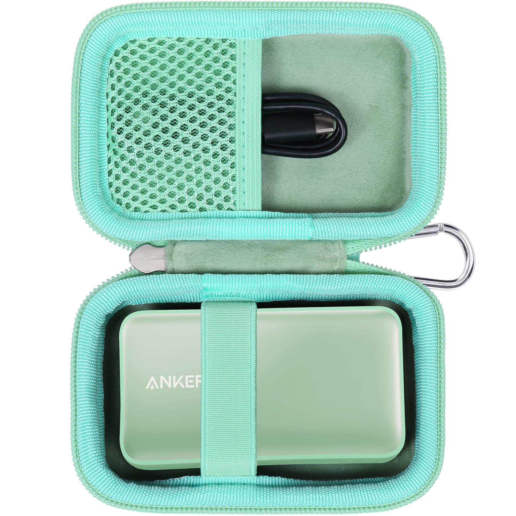 【Khanka 収納ケース】アンカー Anker Power Bank (10000mAh, 30W)， Anker Power Bank (30W, Fusion, Built-In USB-C ケーブル) ，Anker Nano Power Bank