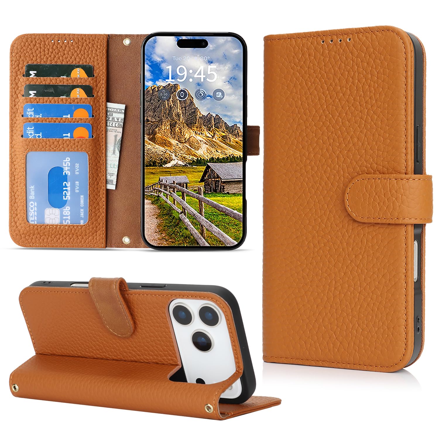 樂天商城 - DEYHU 対応 iPhone 17 Pro Max ケース 手帳型 カード収納 スタンド機能 アイフォン17 Pro Max ケース 本革 大容量 耐衝撃 カード収納 iPhone17 Pro Max ケース 手帳型 iphone 17 Pro Max