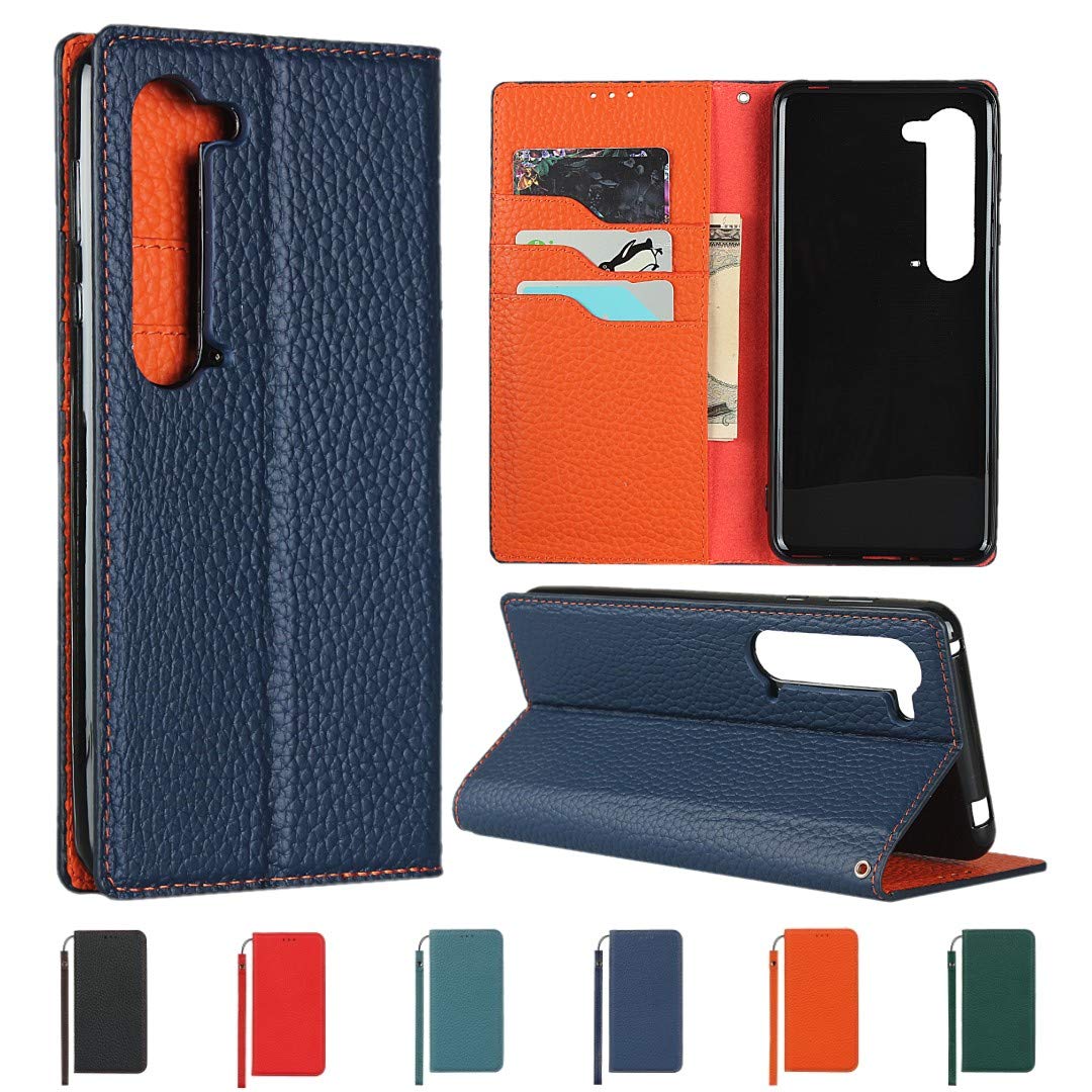 Sailortech AQUOS R5G SH-51A SHG01 908SH ケース手帳型 SH-51Aケース SH-51Aカバー SHG01ケース SHG01カバー 908SHケース 908SHカバーライチ紋様 本革 高級レザー 財布型 カード収納 収