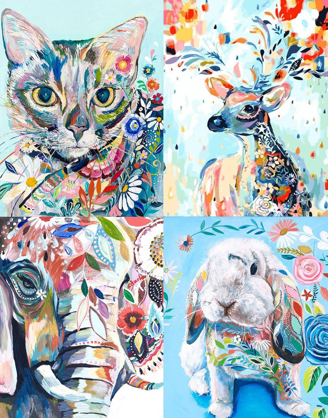 LEADINTOP ��������ɥ����� 4�� ưʪ ��������ɥڥ���ƥ��� �⥶���������� �ݤ��ӡ��� �ӡ��������� �͵� �Ҷ� ��� �鿴�� ���� DIY...