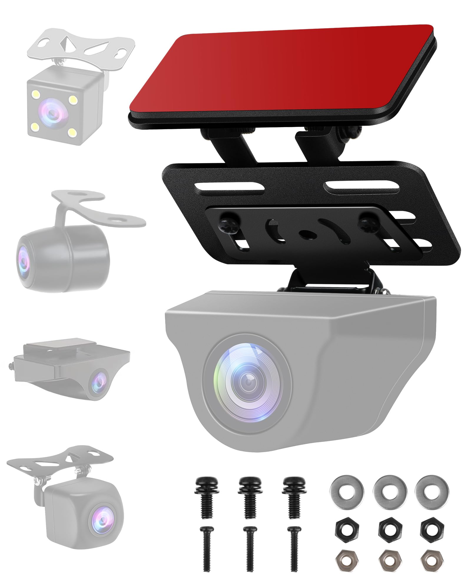 Vtopek 金属リアカメラ ステー バックカメラ ステー バックカメラ取付用 金属材質 耐久性 防錆塗料 変..