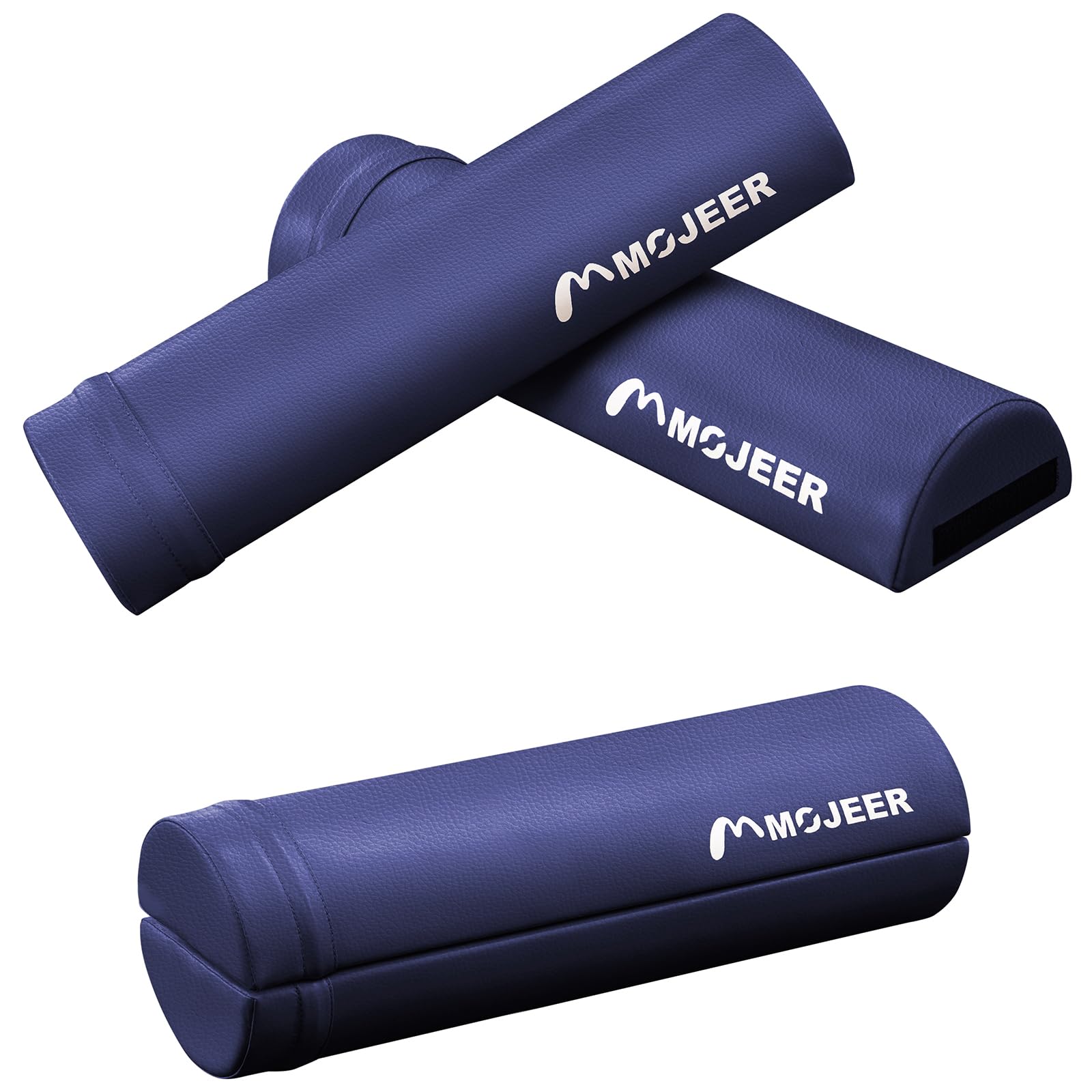 樂天商城 - MOJEER ストレッチ用ポール ヨガポール ハーフ エクササイズポール 60cm 2個セット耐荷重130kg 肩甲骨 ローラー 筋肉ほぐし フォーム ローラー YJZ60 (ブルー,60cm)