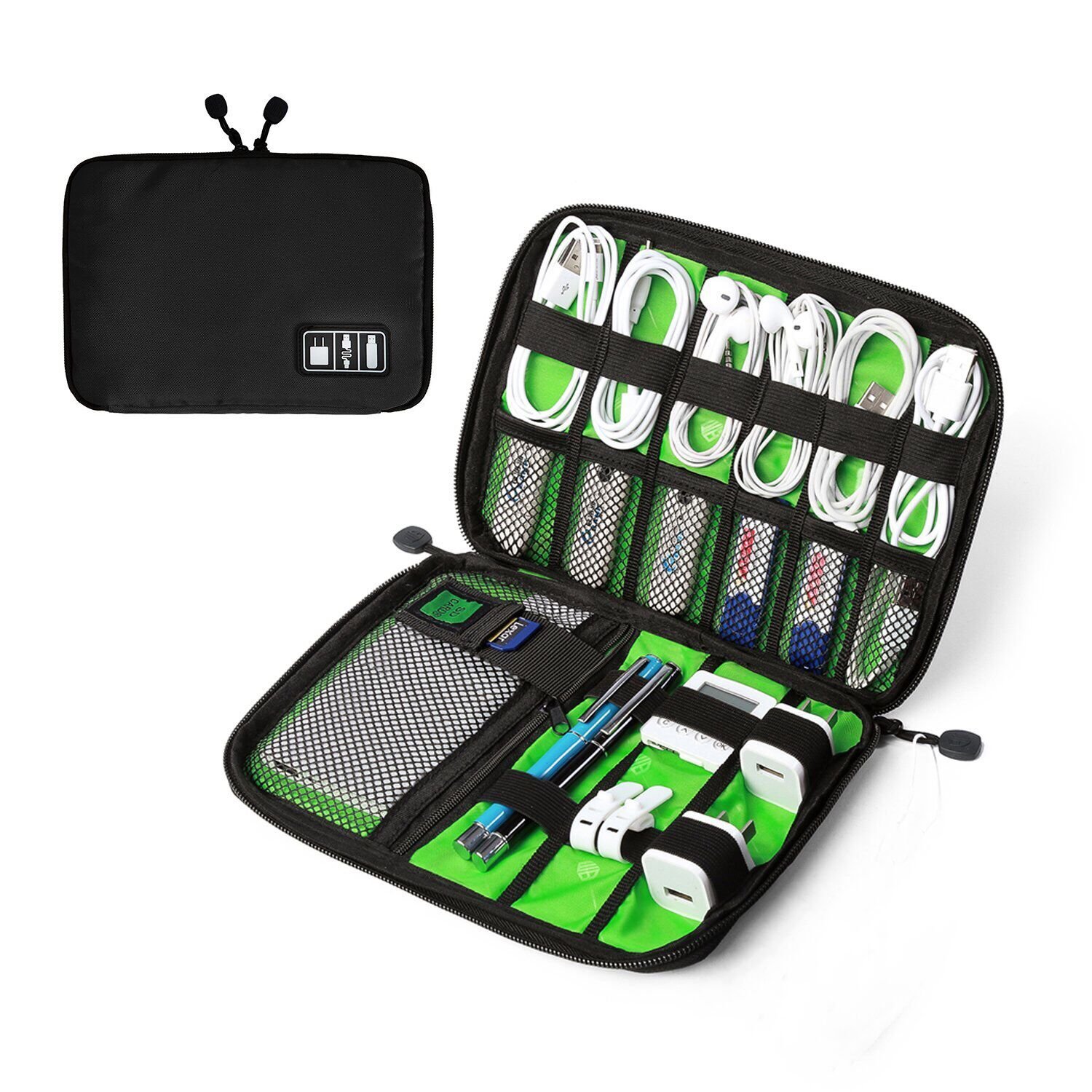 Flushbay PC���վ�ʪ�Ѽ�Ǽ�ݡ��� USB�����Ǽ�� ��Х����Ǽ������ ��ǽ��Х����Ǽ������ ���� �����ɿ� ι���� ¿��ǽ��å��������� (�֥�å�)