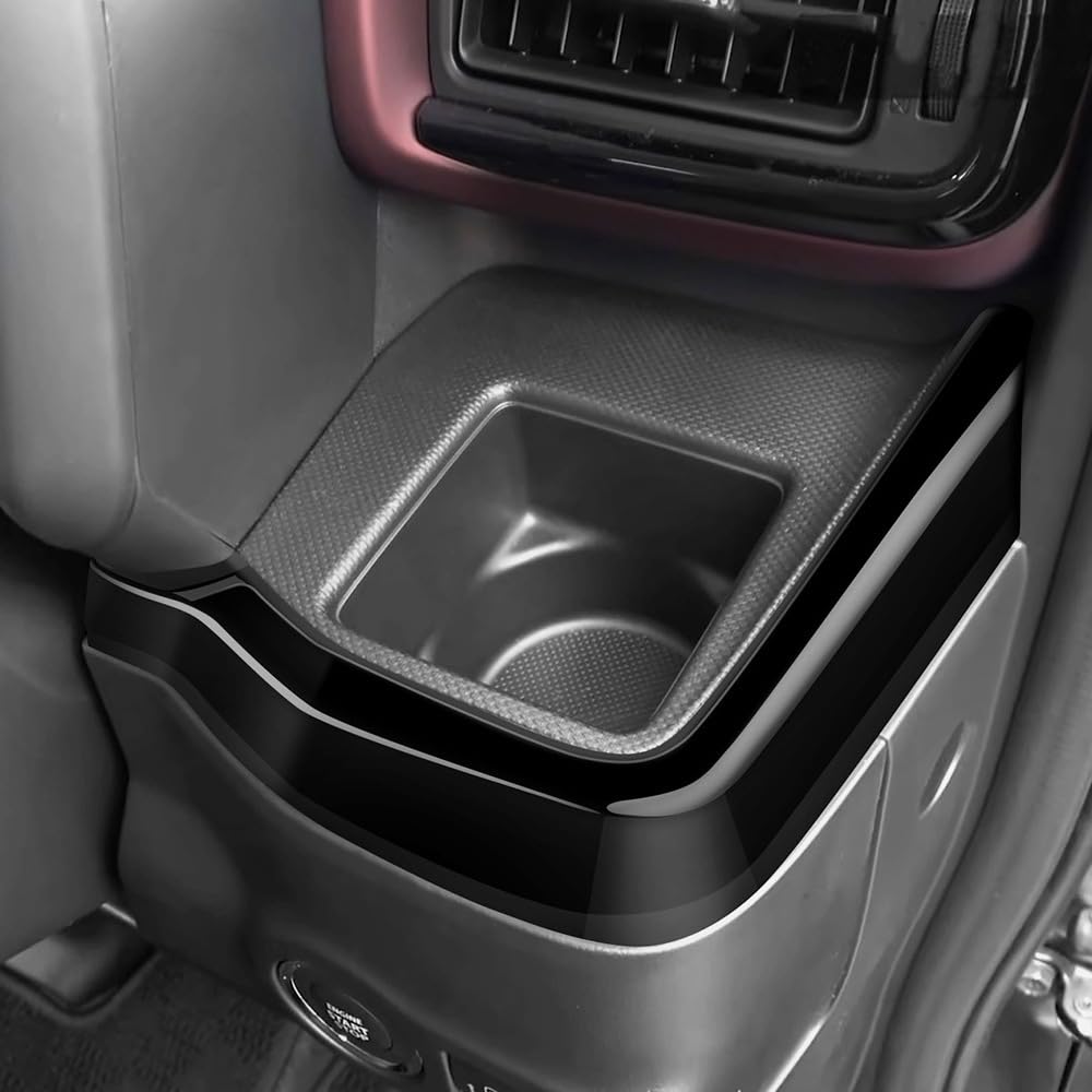 スズキ 新型スペーシア カスタム MK54S MK94S ドリンクカップホルダーパネル コンソールパネル ドレスアップ 内装パーツ 車種専用 アクセサリー インテリアパネル 2PCS SPACIA CUSTOM/SPACIA ピアノブラック