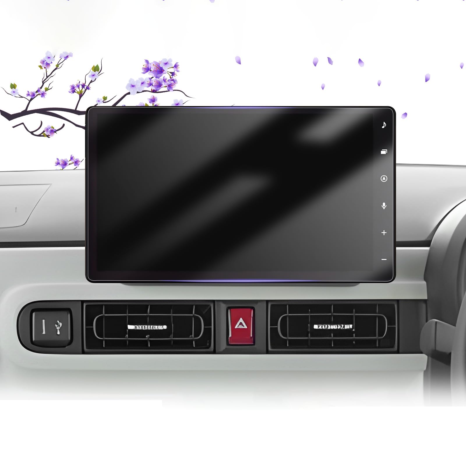 樂天商城 - LUWU 新型ムーヴ LA850/860 10インチナビ保護フィルム 2枚セット スタイリッシュナビ(NMBN-Z75DS)専用 4H 高感度タッチ キズ・汚れ・気泡防止 貼付簡単 新型ムーヴ アクセサリー ムーヴLA850 LA860 内装 カスタムパー