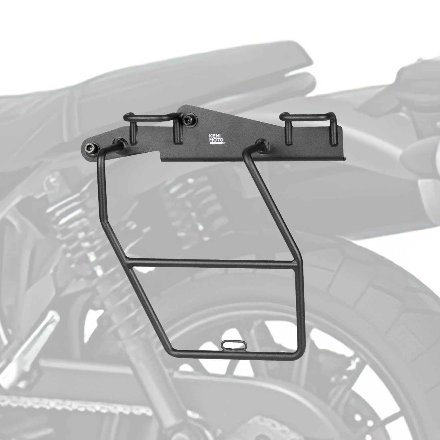KEMIMOTO サイドバッグサポート CL250 CL500 バイク用 サイドバックサポート サドルバッグサポート cl400 cl500 サイドバックステー cl250 バイク左側 高強度 ブラック