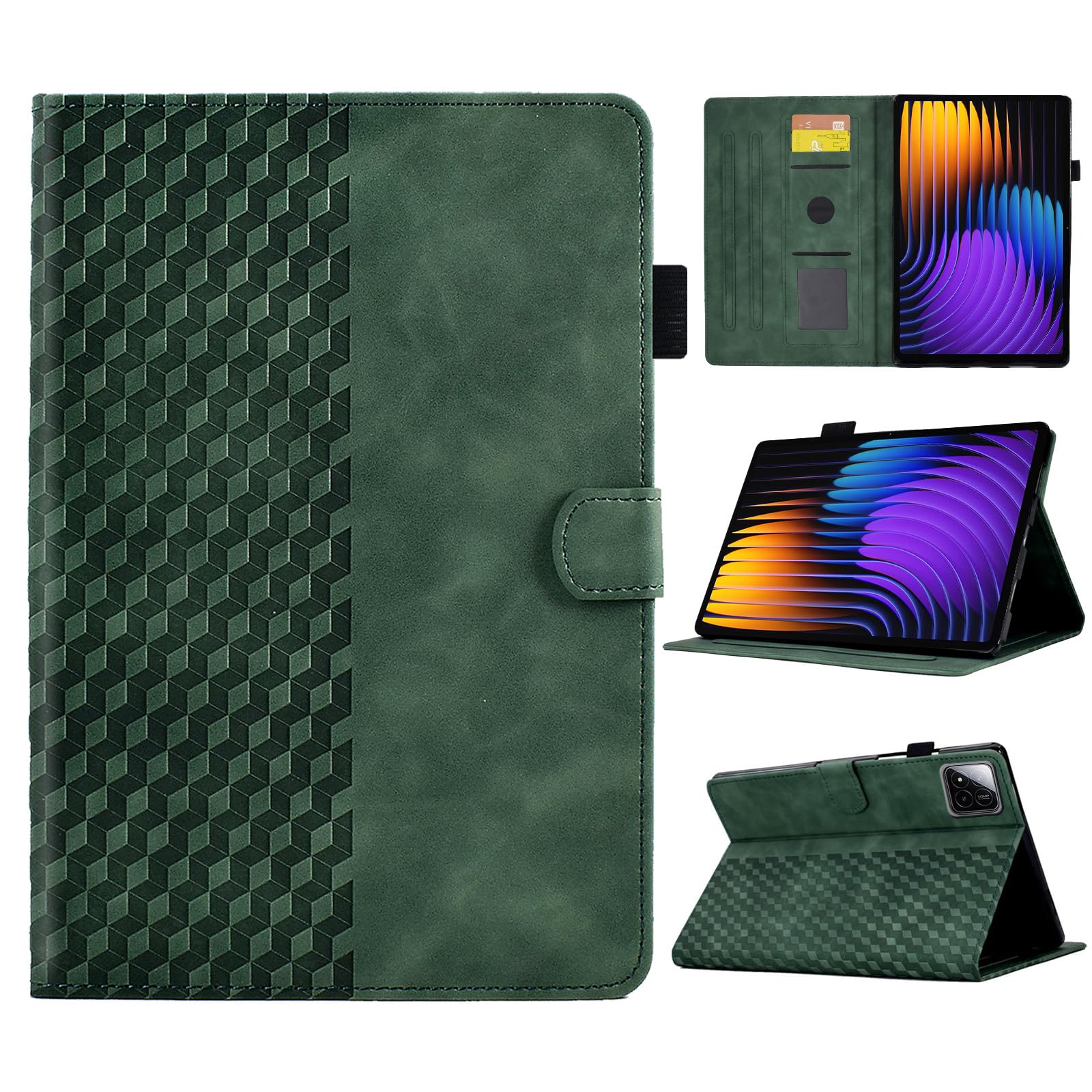 Xiaomi Pad 7/7 Pro ケース ペン＆カー ド収納 Xiaomi Pad 7 / Pad 7 Pro 保護ケース 対応マグネット吸..