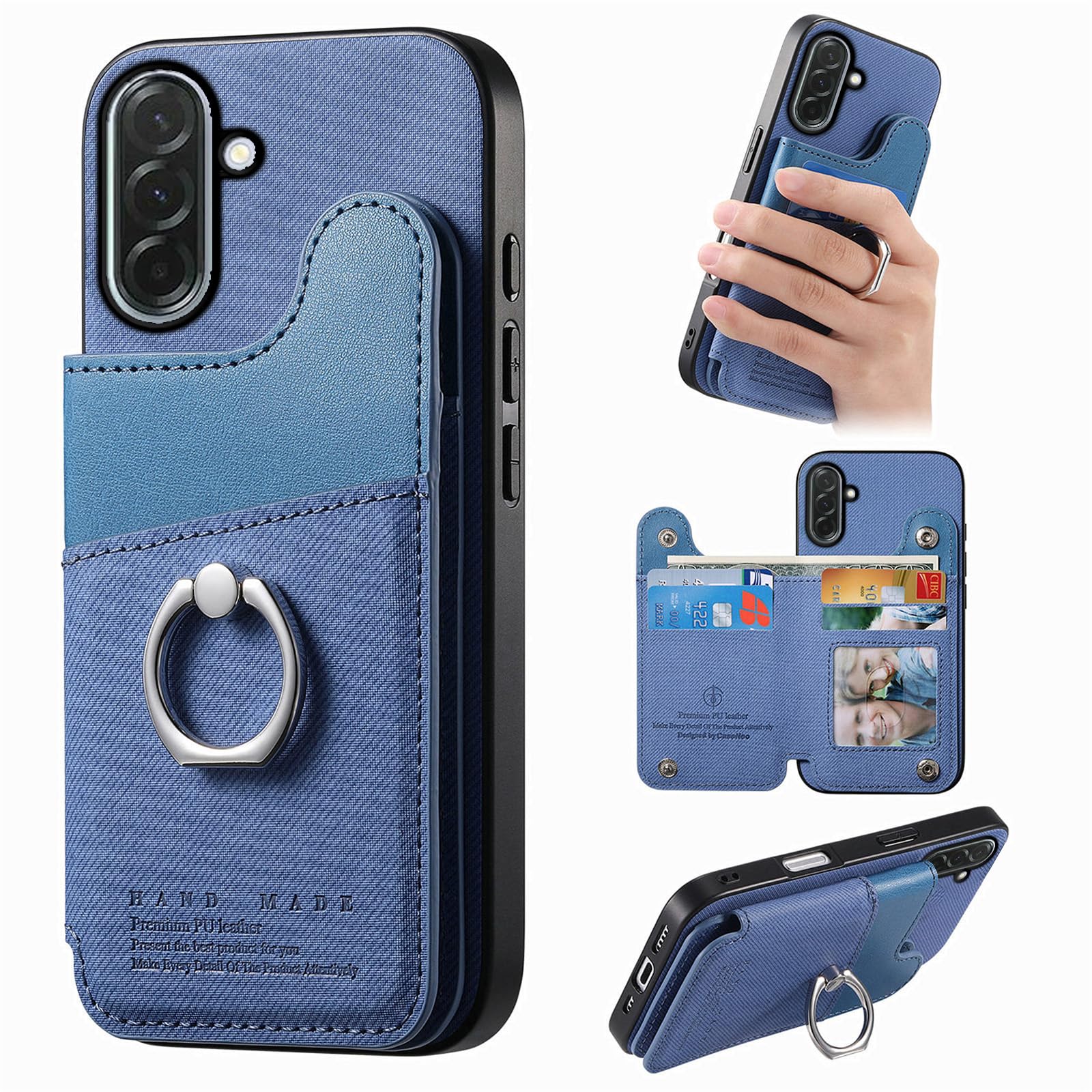 樂天商城 - For galaxy a36 5g ケース 手帳型 ギャラクシーa36 ケース リング付き samsung galaxy a36 5g スマホケース 背面カード収納 galaxya36 カバー 財布型 a36 5g SC-54F カバー カメラ保護 スタン