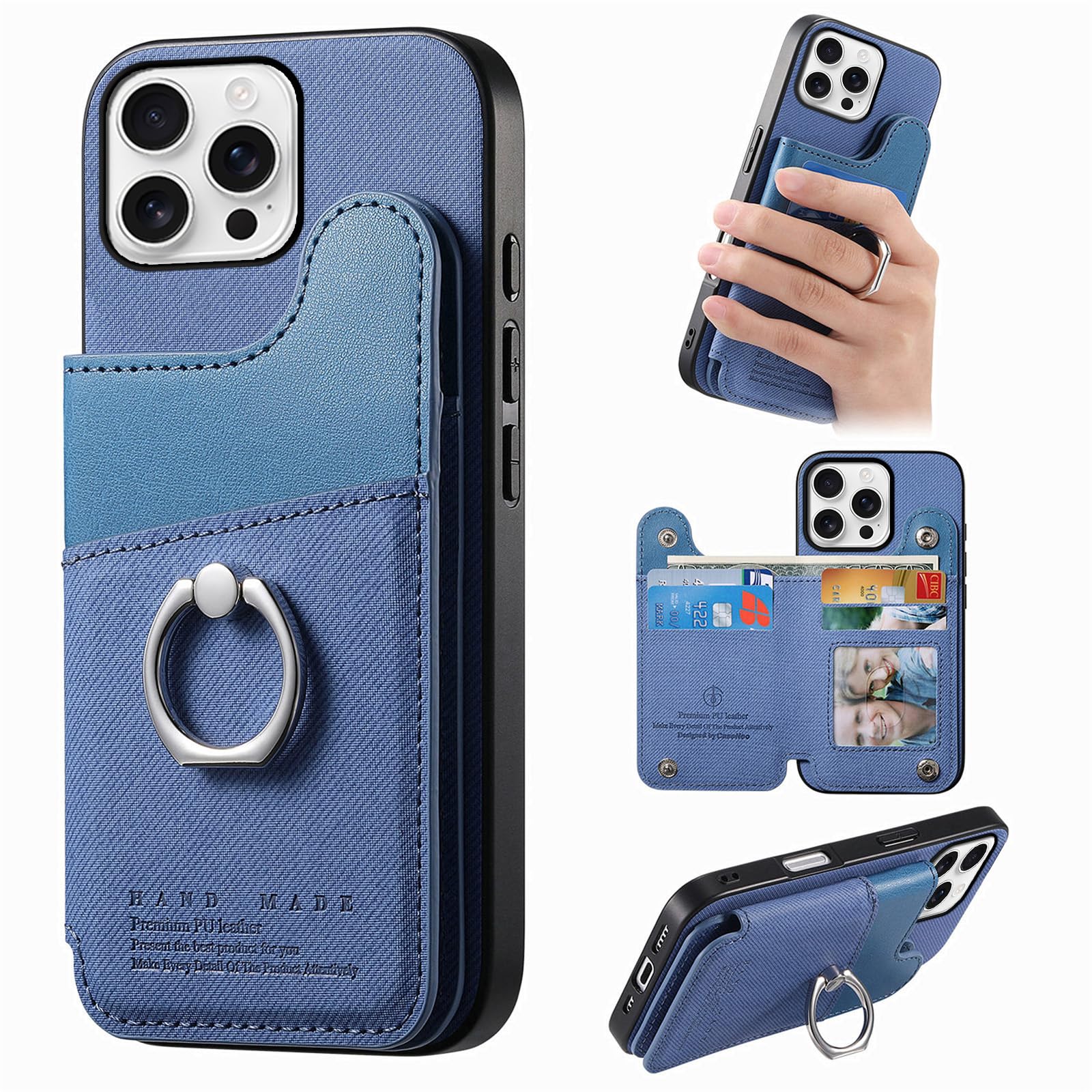 樂天商城 - For iphone 16 pro max ケース 手帳型 iphone16プロマックス ケース リング付き 背面カード収納 いphone16promax カバー スタンド機能 iphone16プロマックス カバー 財布型 アイフォン16プロマックス保護ケ