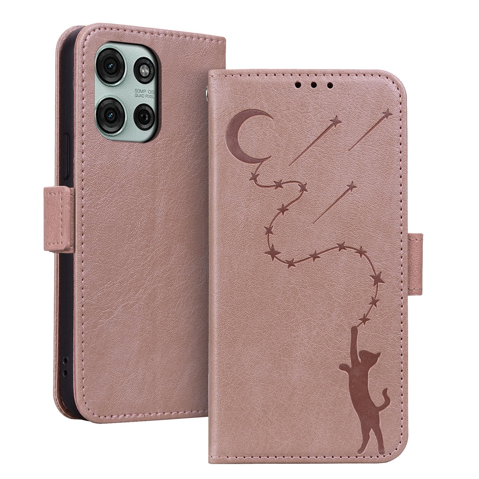 Moto g75 ケース モトローラ モト G75 ケース スマホケース moto g75 カバー 手帳型 スタンド機能 g75 ケース マグネット カード収納 全面保護 適応 6.78インチ 可愛い 猫柄 柔らかいTPU motorola g75 ケース