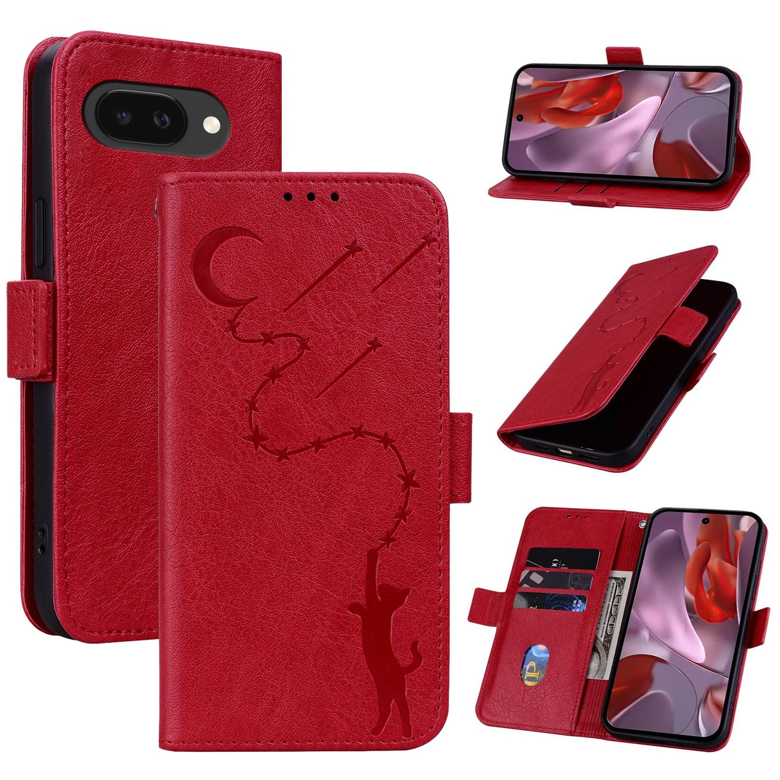 ONETHEFUL との互換性あり Google Pixel 9a ケース 手帳型 Pixel9a スマホケース グーグルピクセル9a 手帳型ケース 耐衝撃 カード収納 マグネット googleピクセル9a 携帯ケース ピクセル9a スマホカバー ぐーぐる