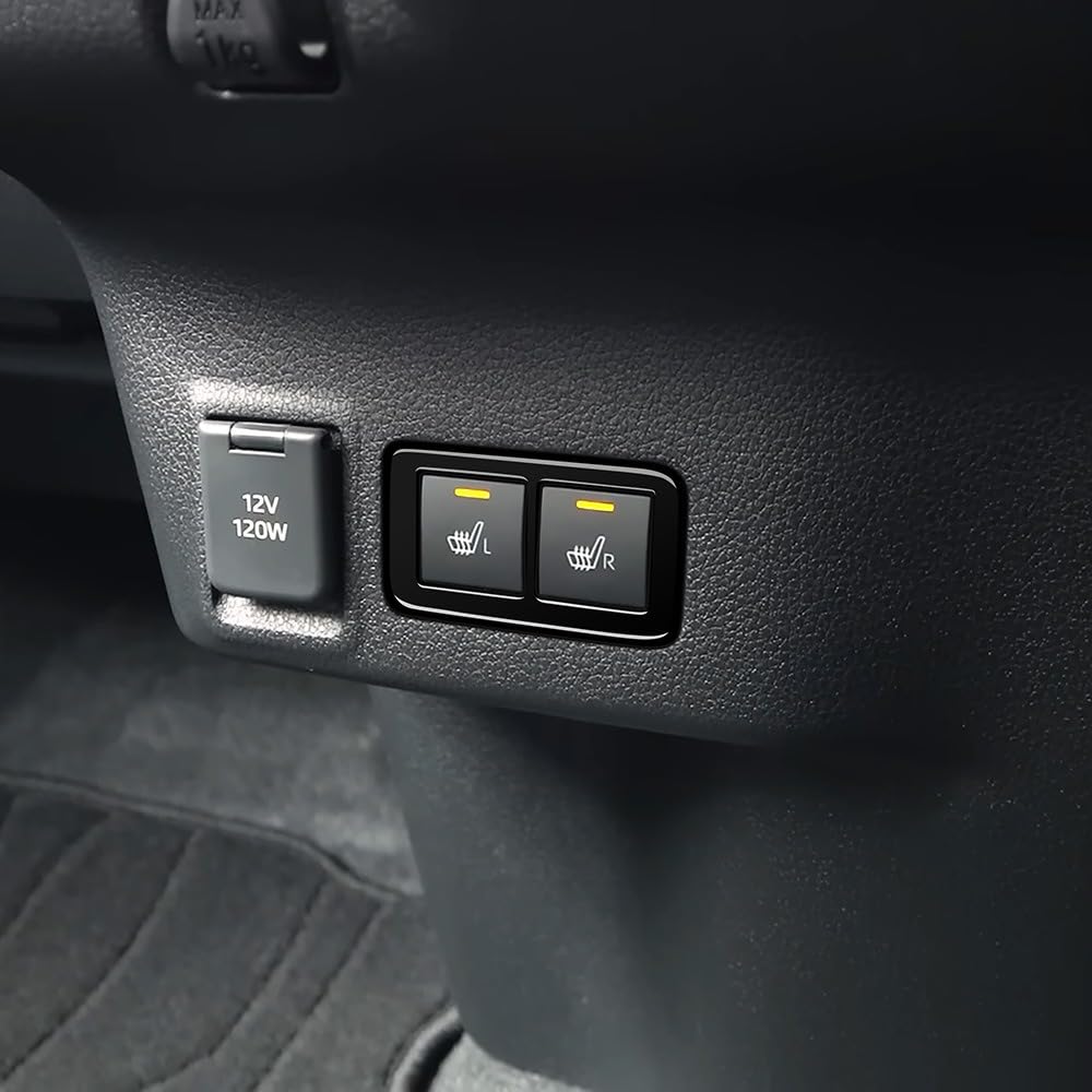 樂天商城 - 新型 ムーヴ LA850S LA860S型 （2025年6月・）多機能ボタンフレーム シートヒータースイッチパネル インテリアパネル カスタム 内装パーツ 車種専用設計 アクセサリー ピアノブラック