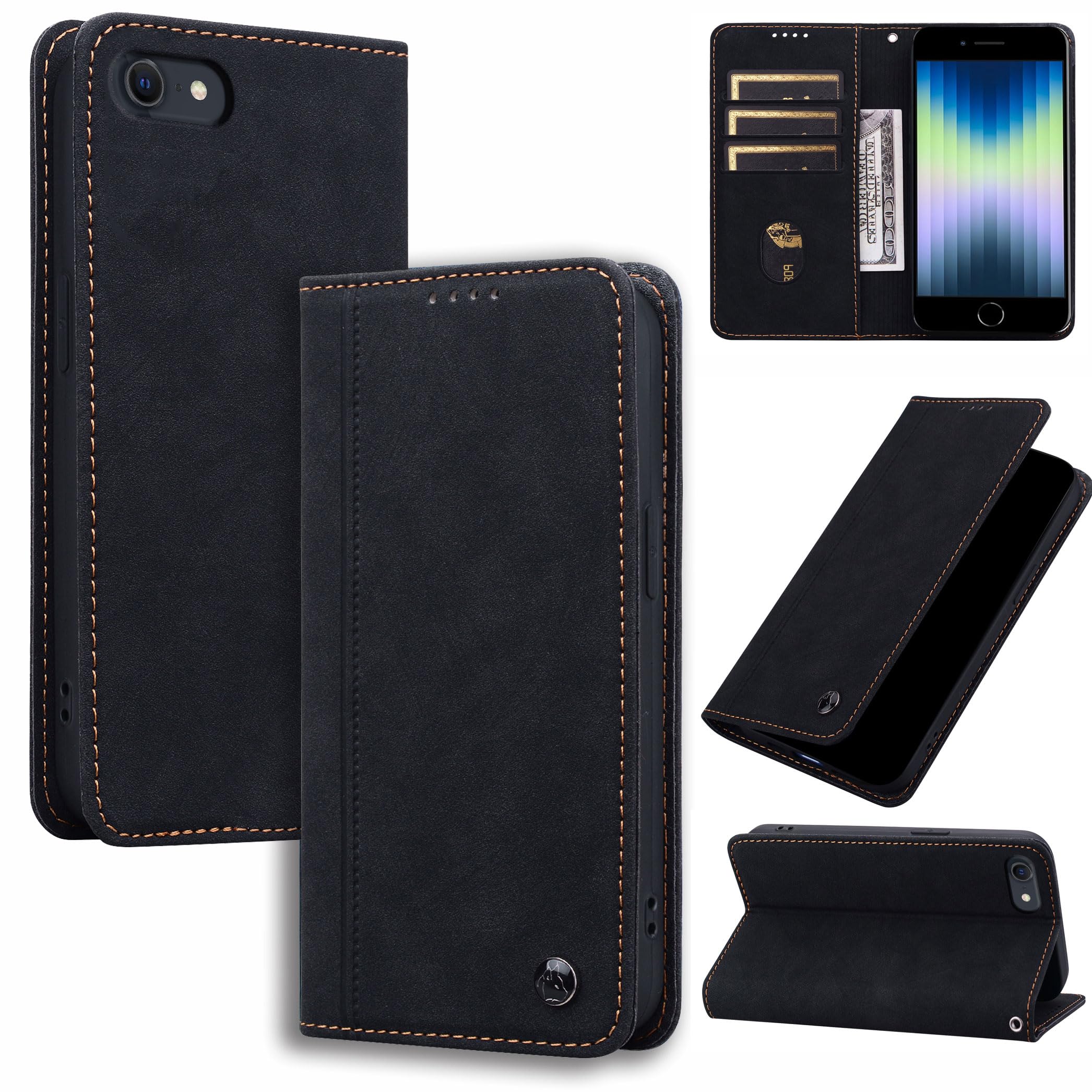 樂天商城 - iPhone SE ケース 手帳型 iphone se 第2世代 / 第3世代 / iphone8 / 7 ケース 耐衝撃 マグネット iPhone SE3 2022 スマホケース SE2 2020 カバー 薄型 カード収納 アイフォン se2 se3 8
