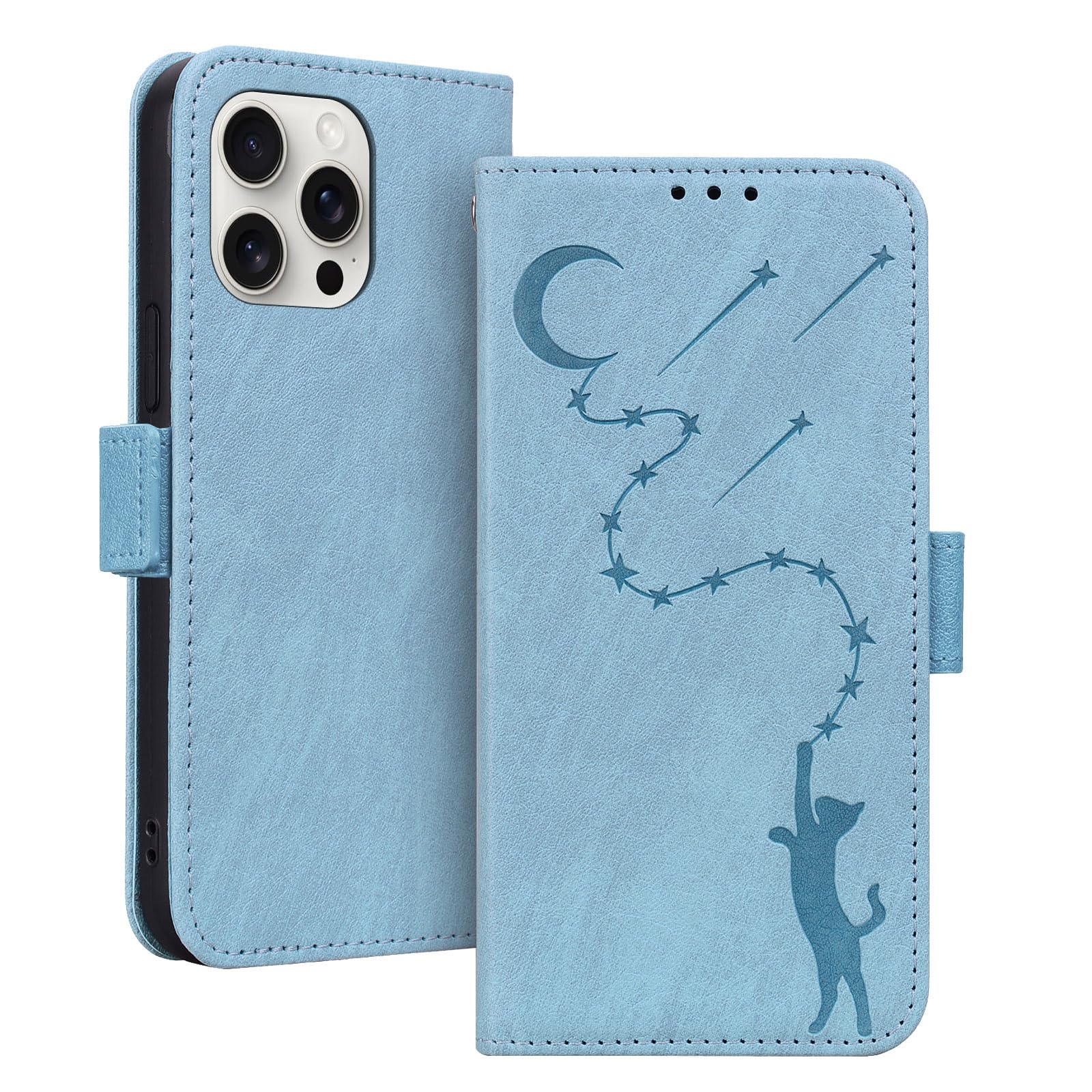 樂天商城 - iPhone 16 Pro ケース アイフォン16プロ ケース スタンド機能いphone 16 pro ケース 手帳型 マグネット いpほね16pro ケース カード収納 耐衝撃 iPhone 16 pro 財布型 全面保護 可愛い 猫柄 柔らかいTPU