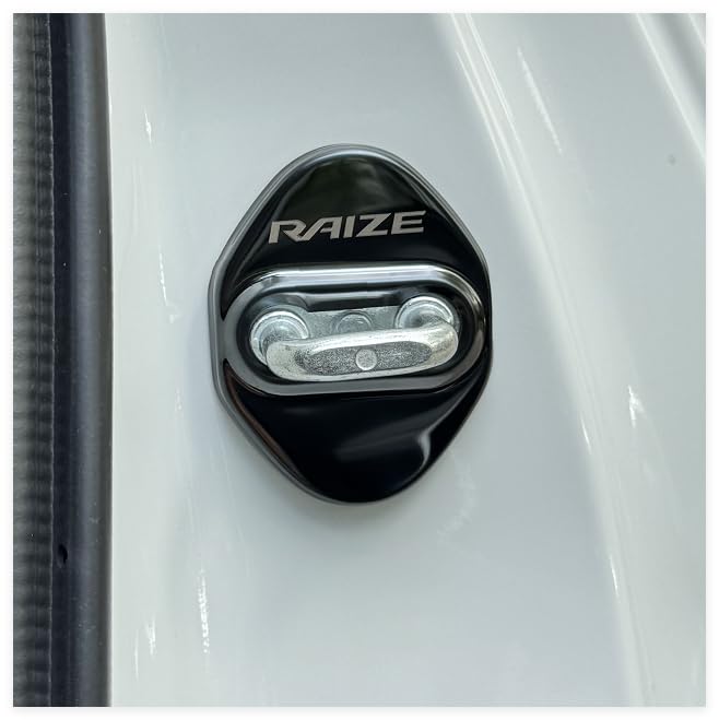 MEKOMEKO トヨタ ライズ ストライカー カバー ドアロック カバー メッキ アクセサリー 内装 パーツ 鏡..