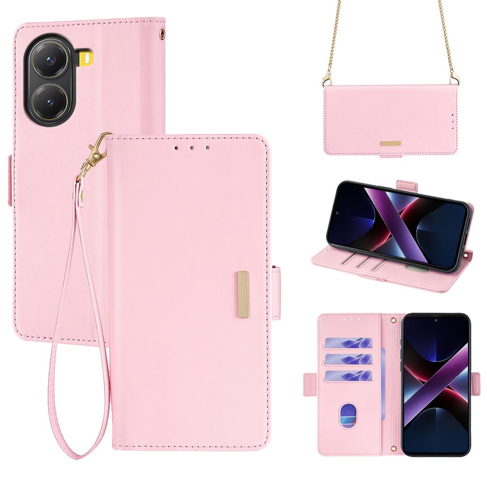 Rakuten - Xiaomi POCO X7 Pro/Redmi Turbo4 ケース 手帳型 シャオミ Poco X7 Pro ケース手帳型 poco x7 pro 手帳型ケース ショルダー ストラップ付き カード収納 スタンド機能 耐衝撃 マグネット PUレザー xi