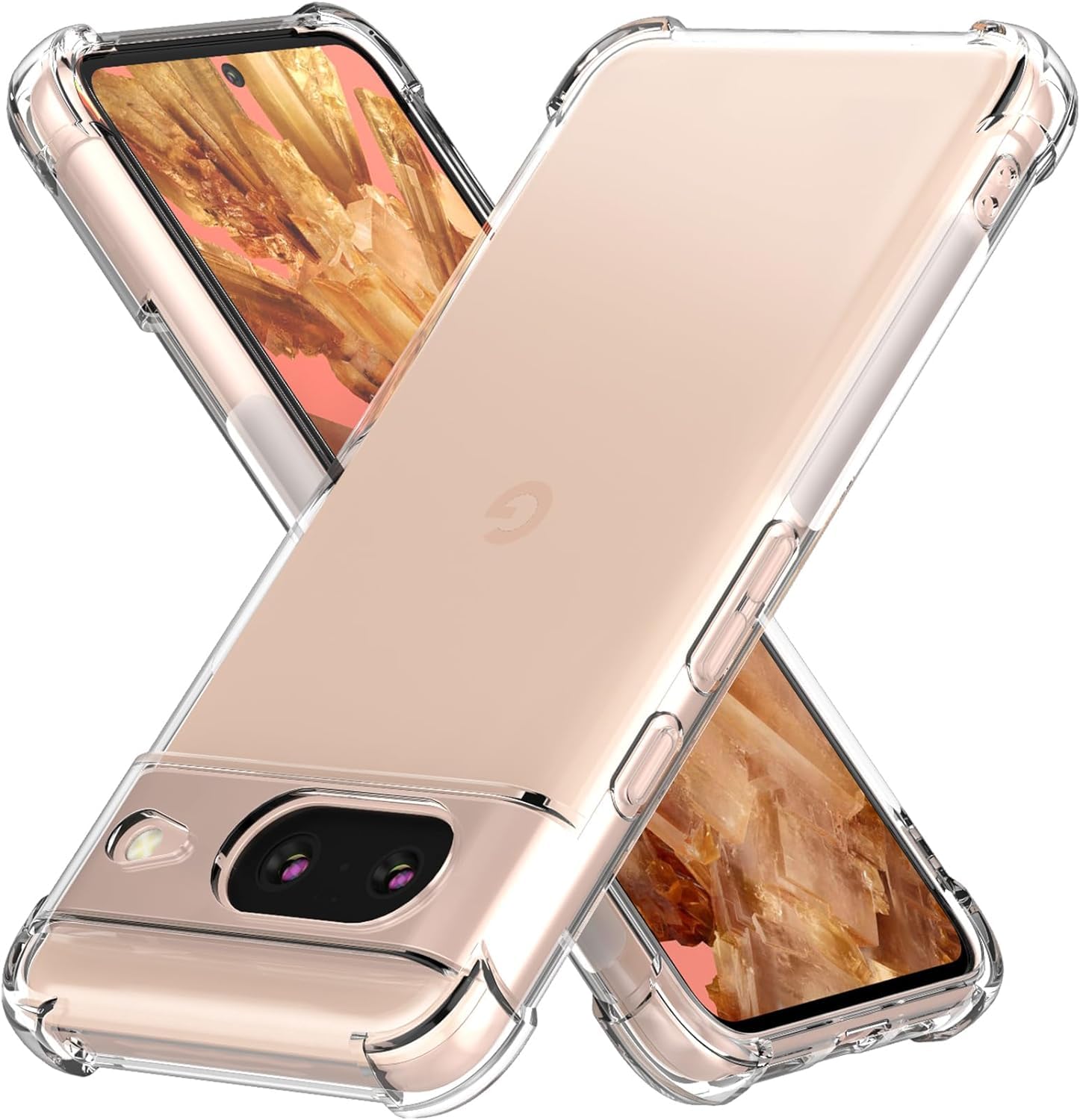 Rakuten - LAYJOY 対応 Google Pixel8 ケース 耐衝撃 ケース 透明ソフトTPU 軽薄 カバー [ 四隅・化保護 シリコン 軟性 全透明 全面保護 衝撃吸収] 対応 Pixel 8スマホケース（クリア）