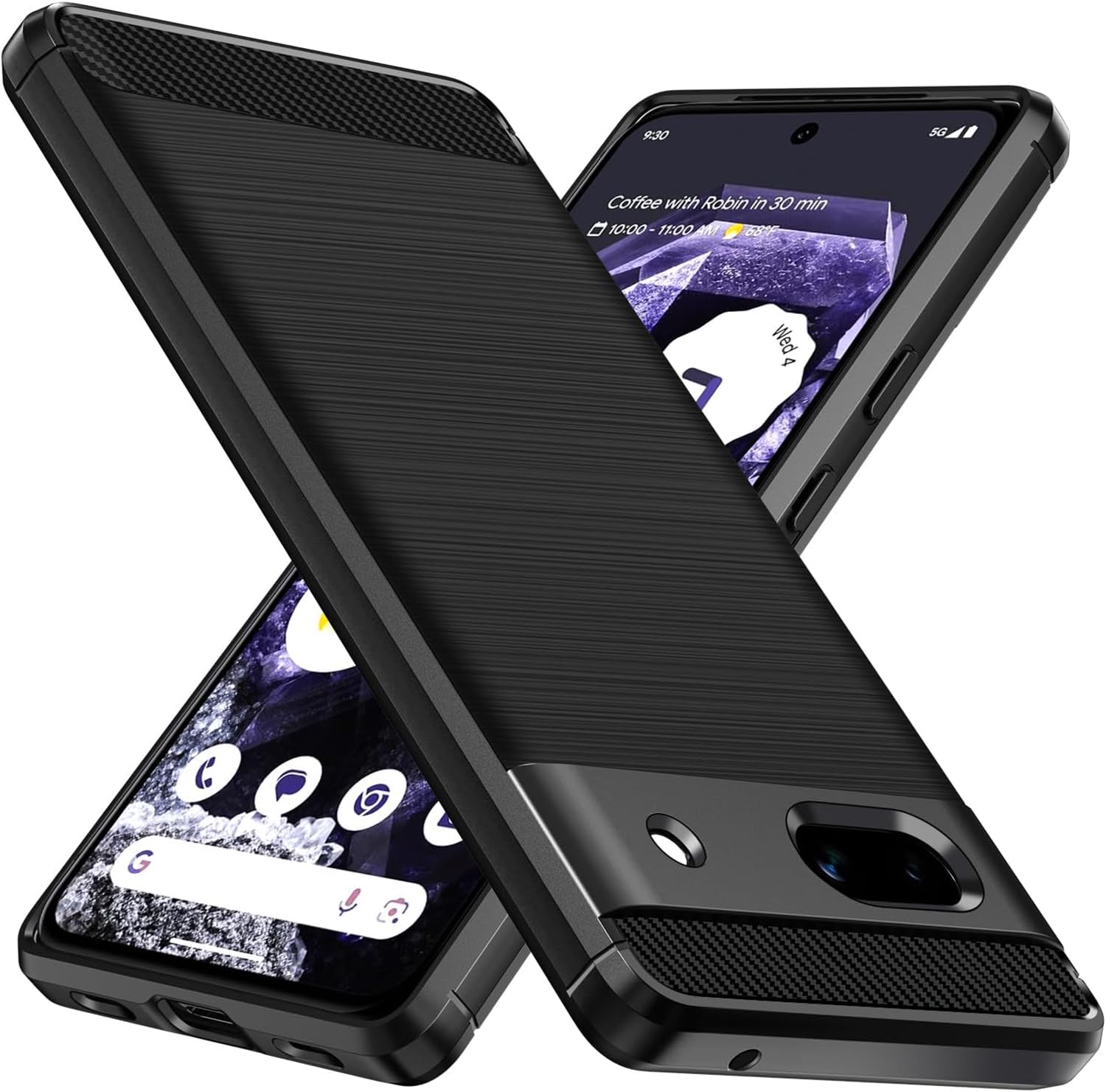 樂天商城 - LAYJOY 対応 Google Pixel 8a ケース ソフトTPU 米軍MIL規格 耐衝撃 [ 四隅・化保護 指紋防止 全面保護 衝撃吸収] 対応 ピクセル 8a スマホケース（ブラック）