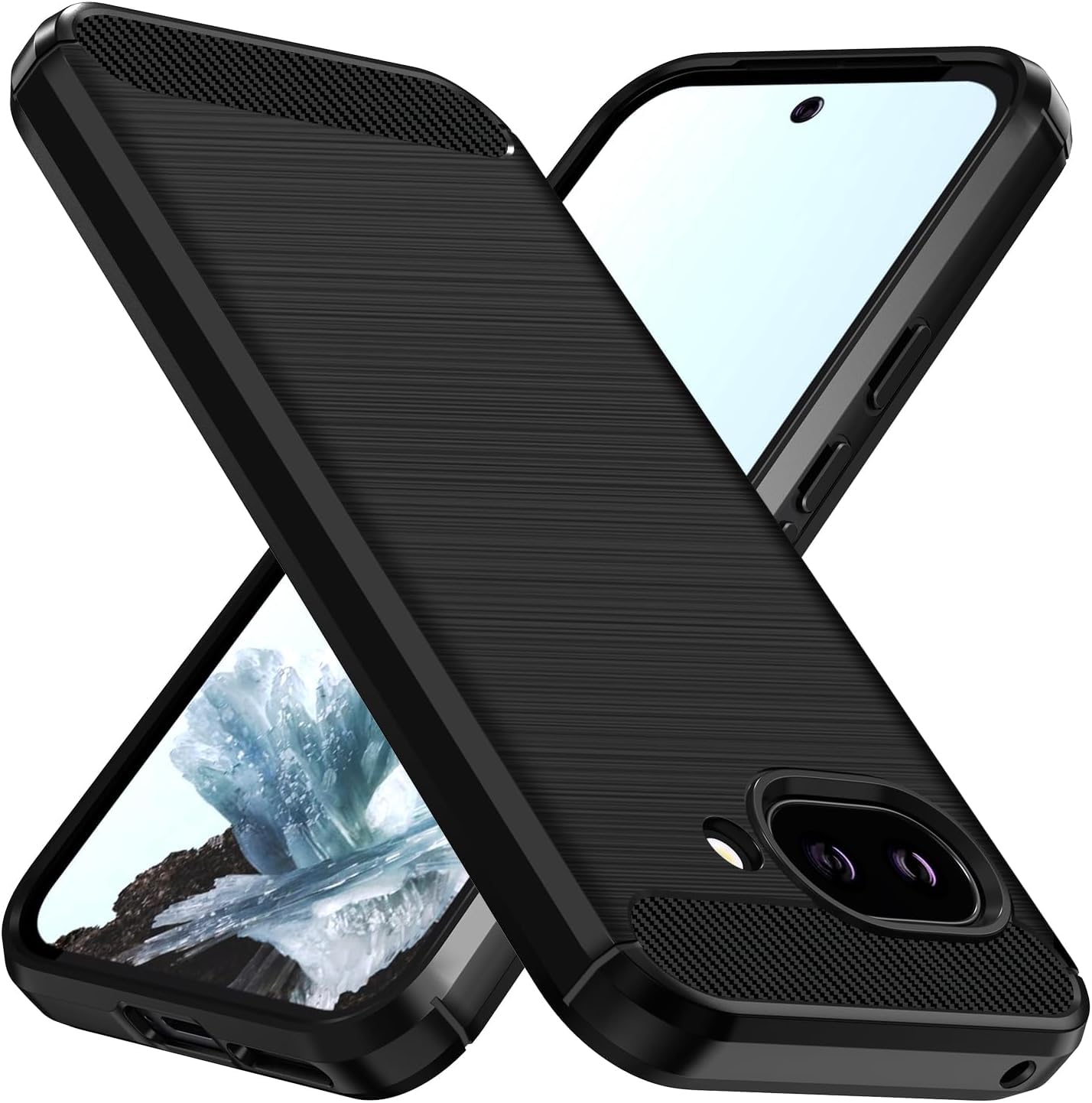 樂天商城 - LAYJOY 対応 Google Pixel 9a ケース ソフトTPU 米軍MIL規格 耐衝撃 [ 四隅・化保護 指紋防止 全面保護 衝撃吸収] 対応 グーグルピクセル 9a スマホケース（ブラック）