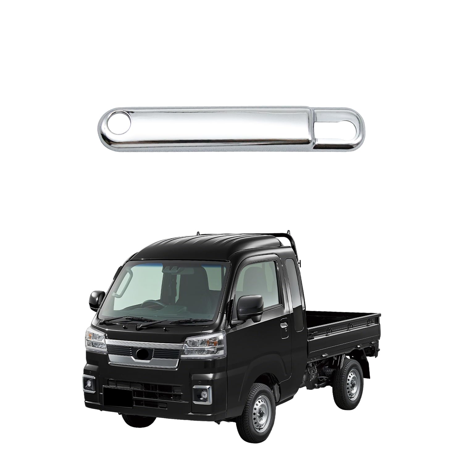 Rakuten - MEKOMEKO ハイゼット トラック 専用 アンテナカバー アンテナベースカバー 外装パーツ ABS樹脂製 1PCS Hijet Truck (鏡面仕上メッキ)HJM-WTXY