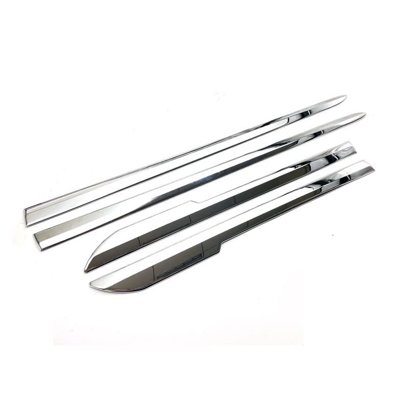 トヨタ ルーミー 外装パーツ サイド ドア モール ドアトリム ガーニッシュ サイドスカート サイドドア ガーニッシュ モール サイドガーニッシュ アクセサリー 外装パーツ ABS樹脂製 4PCS ROOMY メッキ仕上げ ROOMY01