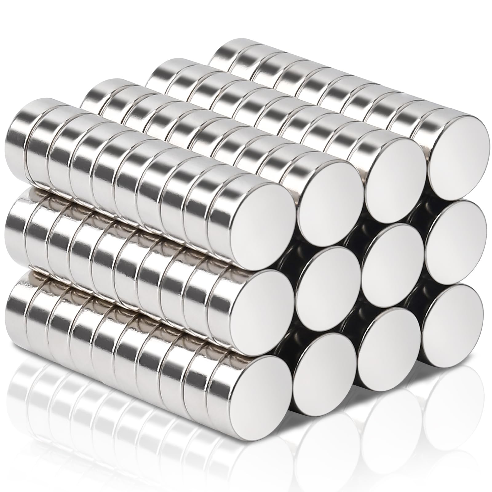 120個セットネオジム磁石, 8x3mm 強力磁石,丸型マグネット・力希土類磁石 薄型磁・ 冷蔵庫マグネット ..
